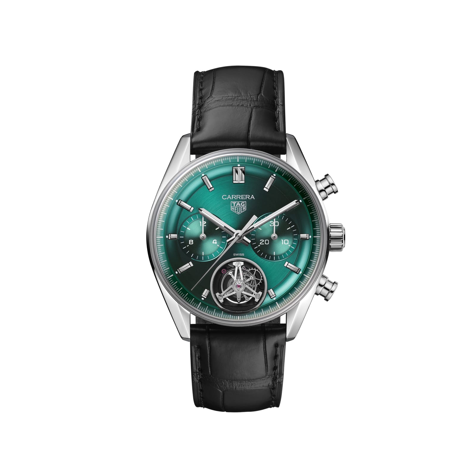TAG Heuer Replica Watch CARRERA Chronograph Tourbillon Automatic 42 mm Steel(1:1 replica) - Top club