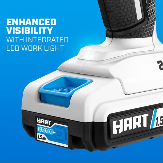 HART 20-Volt Cordless 4 Tool Combo Kit - Image 15