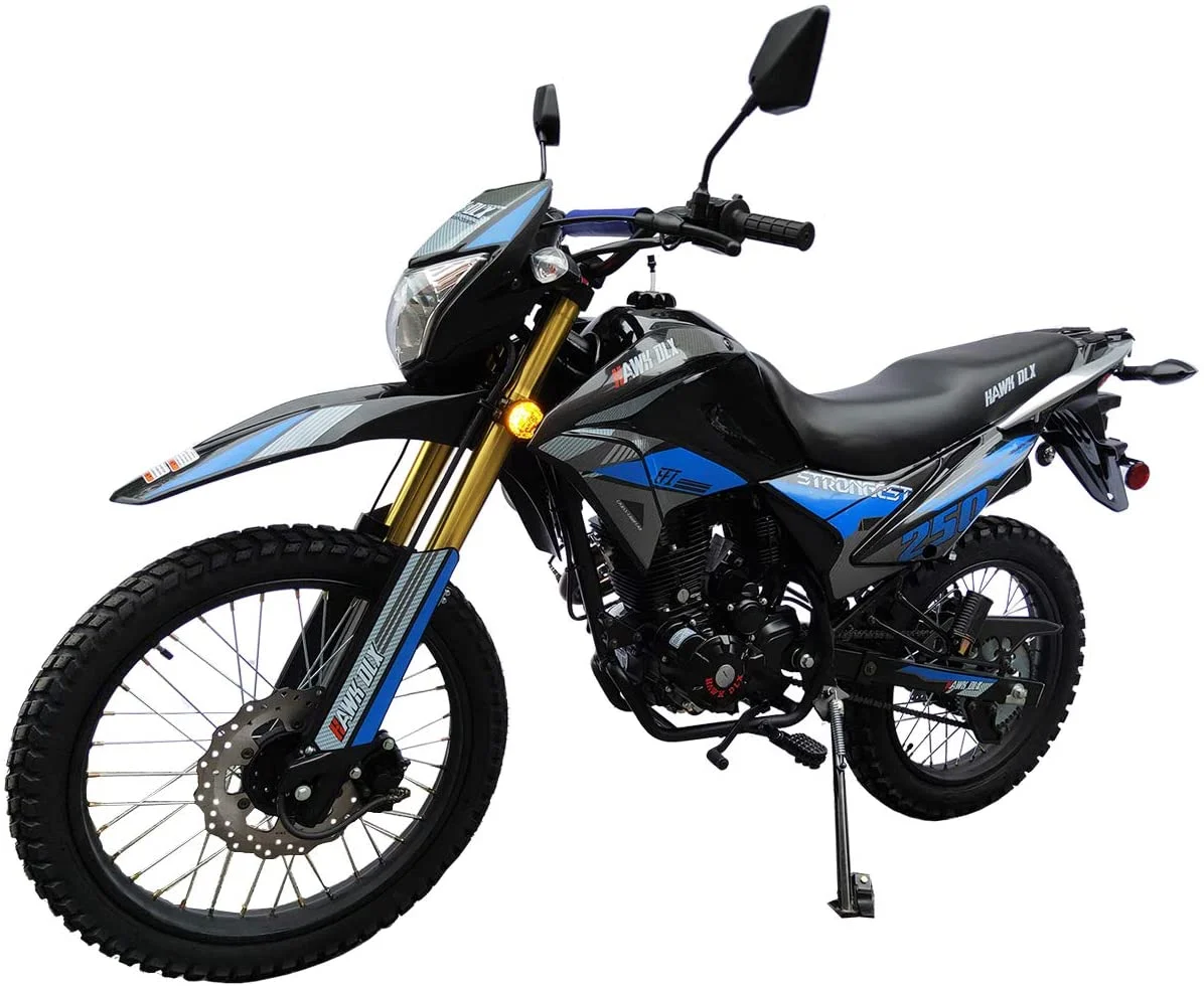 RPS Hawk DLX 250 cc EFI Fuel Injection Enduro Dirtbike gas Bike Hawk EFI Deluxe Gas Motorcycle - Choose your color - Image 4