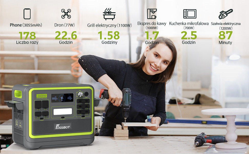 FOSSIBOT F2400
