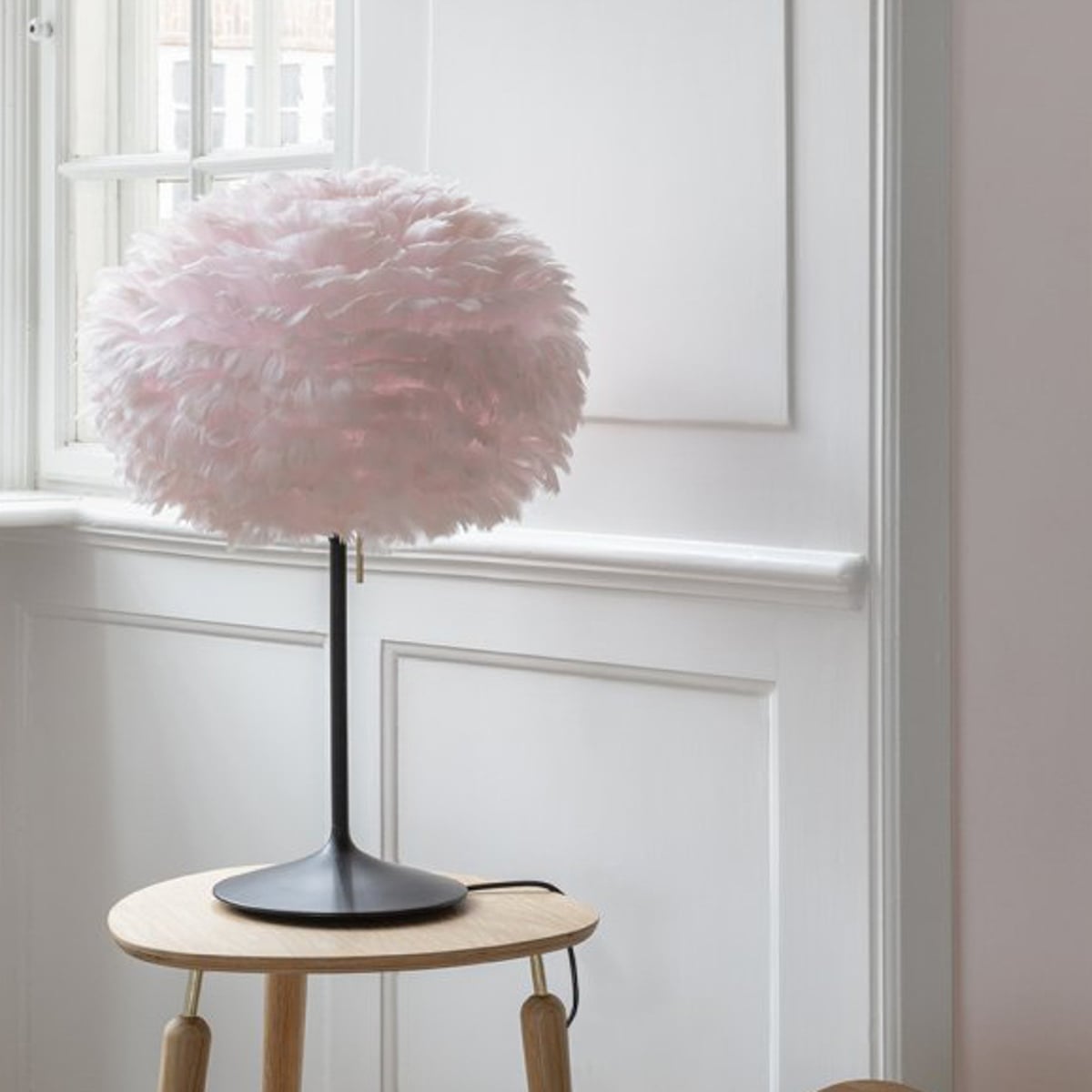 Stelaż do lampy TABLE STANDS czarny 22x22x42 cm