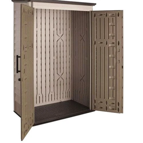 Rubbermaid Outdoor Storage Shed, 52 Cu. Ft., Weather-Resistant, Lockable Doors - Image 3 Rubbermaid Outdoor Storage Shed, 52 Cu. Ft., Weather-Resistant, Lockable Doors - Image 3