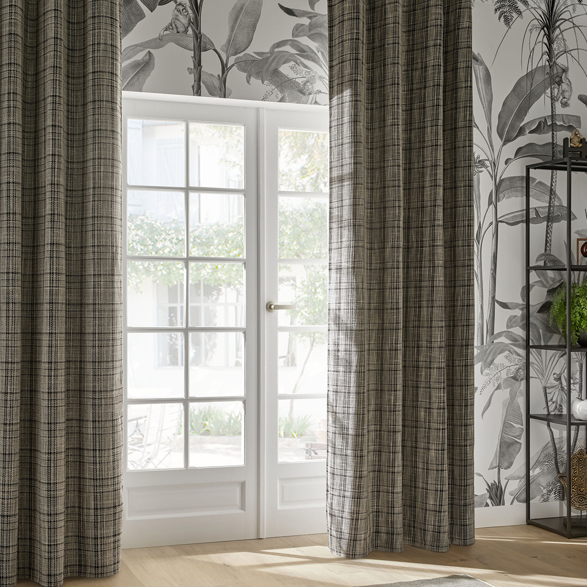 "Seth" Blackout curtain Dark grey, 140x260 cm