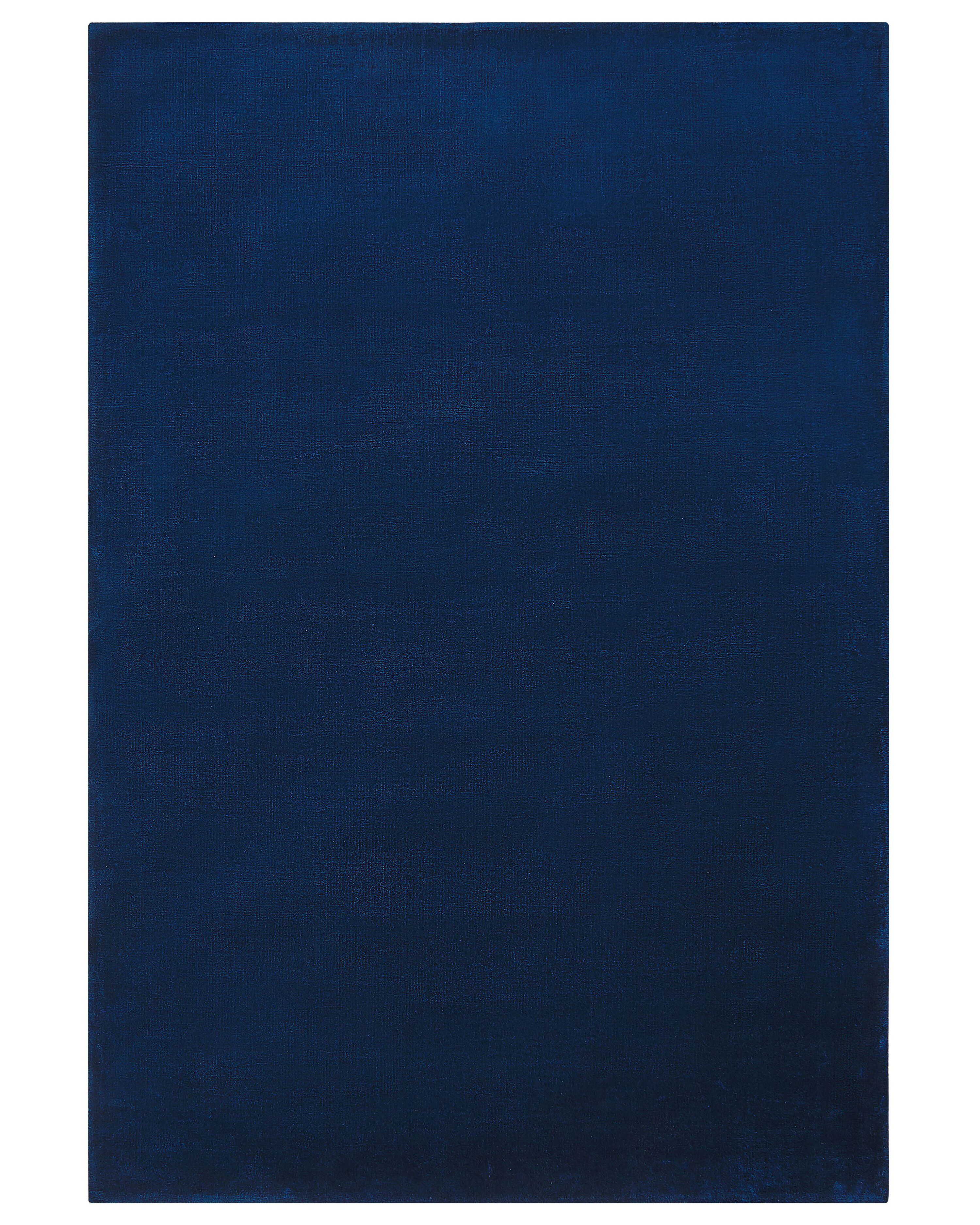 Rug GESI II Navy Blue 160 x 230 cm Viscose