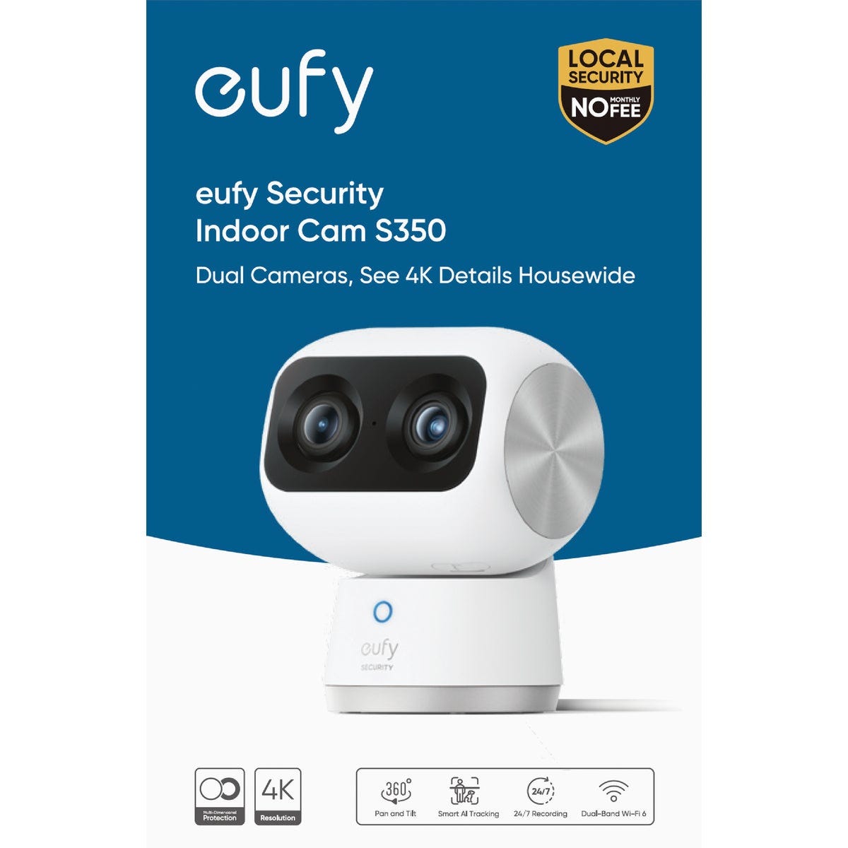 eufy IndoorCam S350 Indoor Security Camera