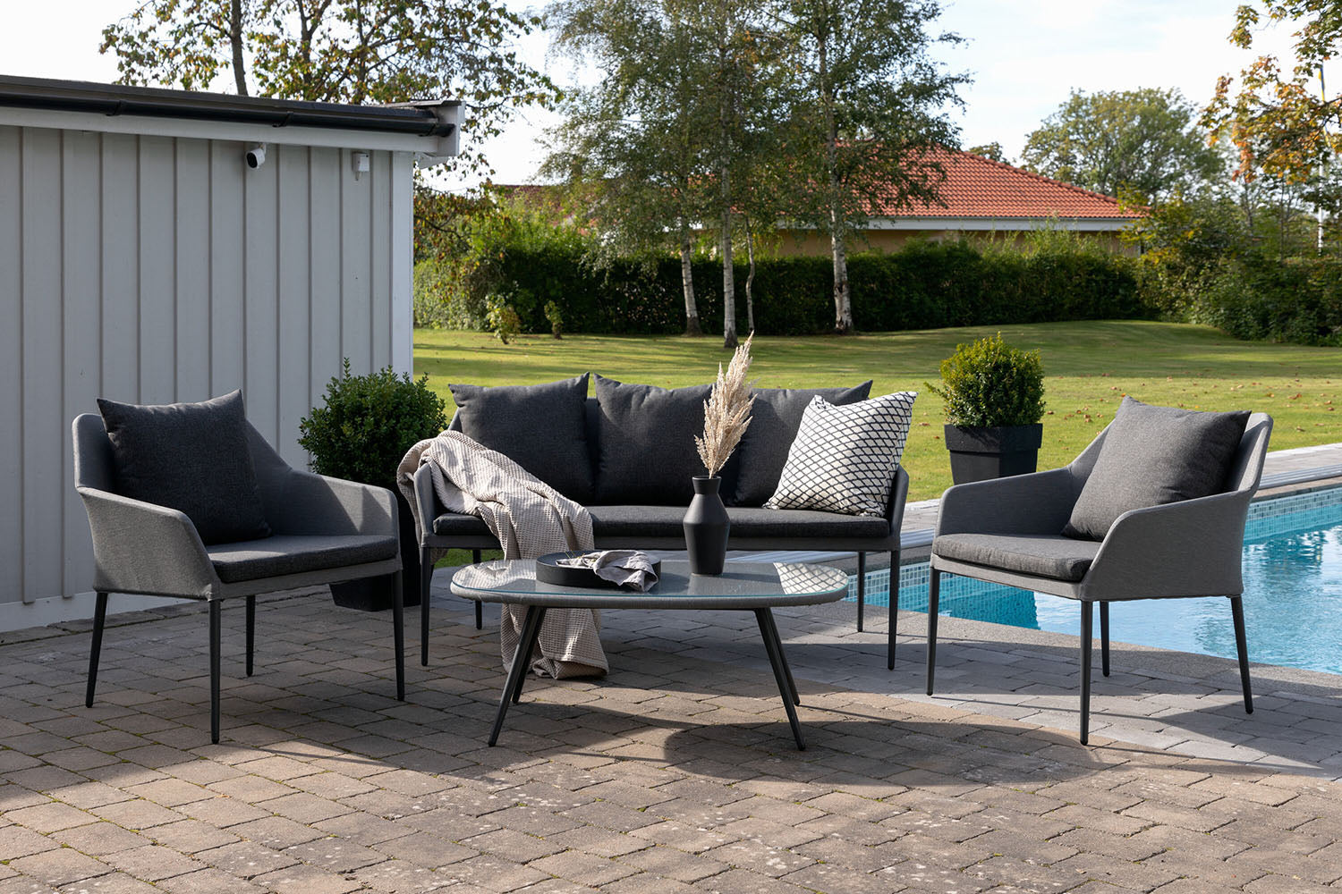 Rebellenclub Haze Loungeset - Grijs Zwart