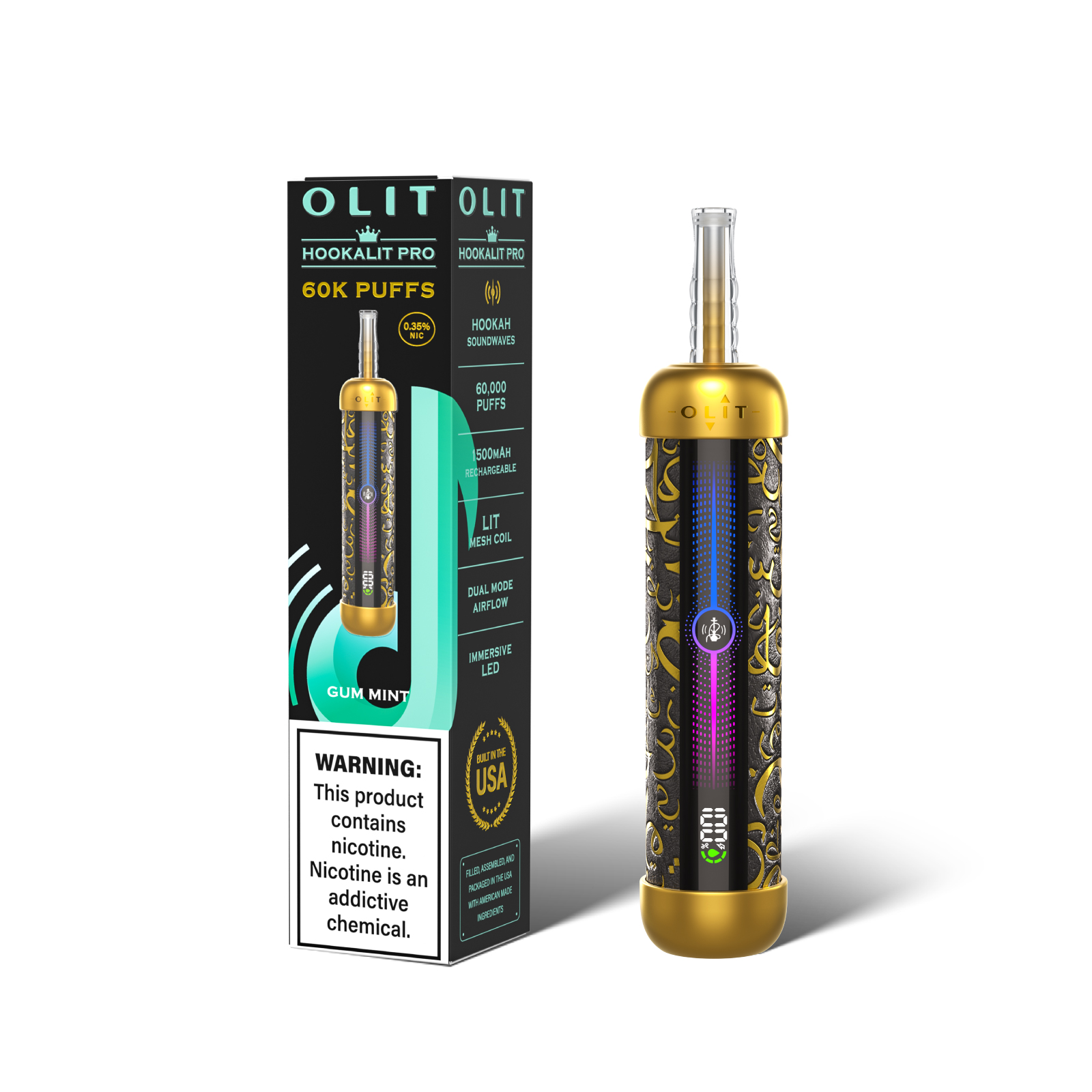 OLIT HOOKALIT PRO 60K DISPOSABLE