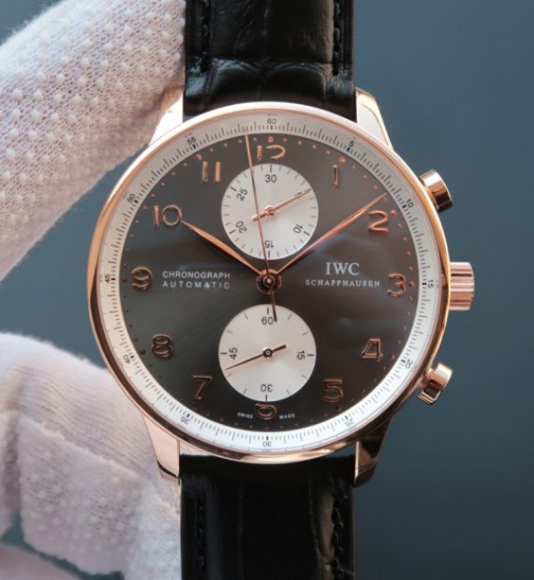 Replica IWC ZF Portuguese Chrono IW371433 Jacky Chen Leather Strap - Top club