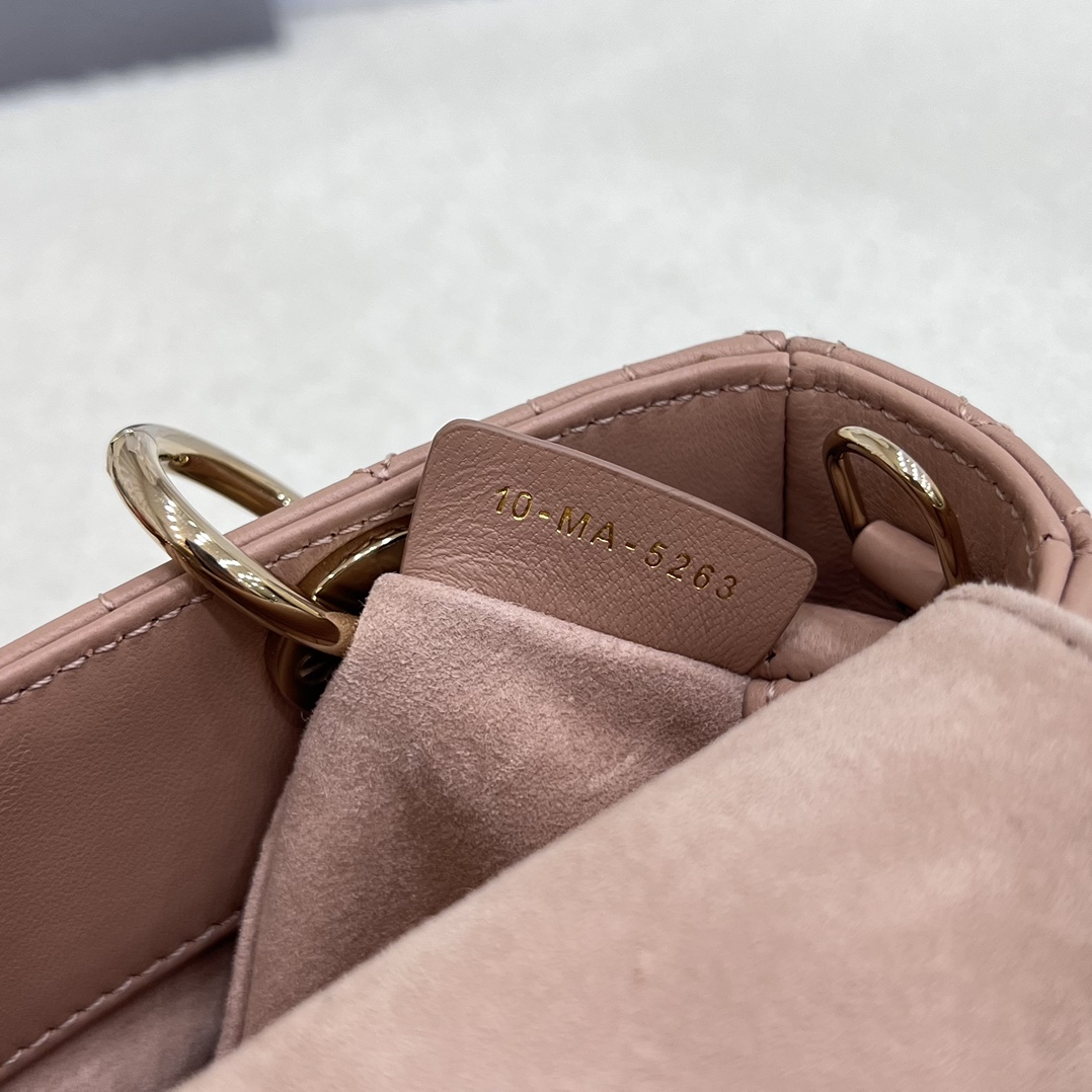 Dior Small Lady D-Joy Bag Pink For Women 6,3in/16cm1:1High-quality replica
