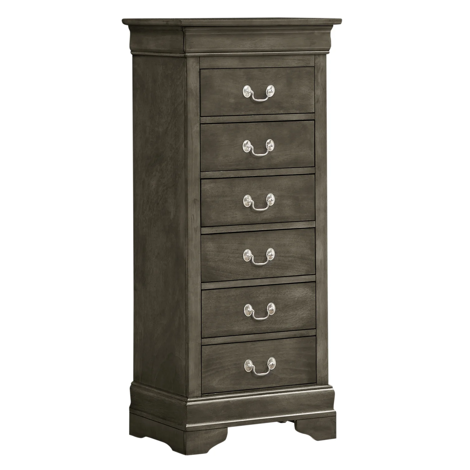 Glory Furniture Louis Phillipe 7 Drawer Lingerie Chest in Cherry - Image 25