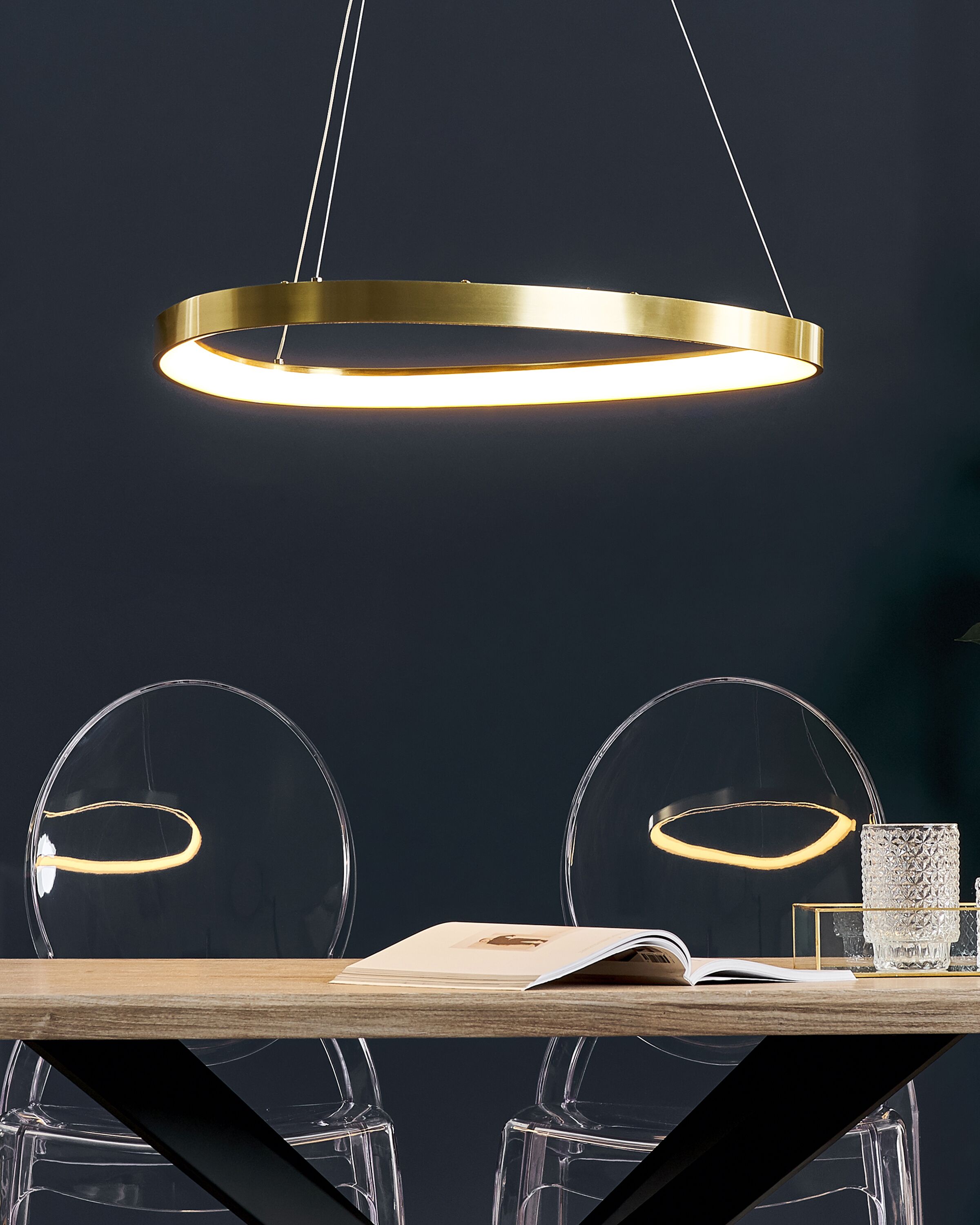 LED Pendant Lamp KRABURI Metal Gold