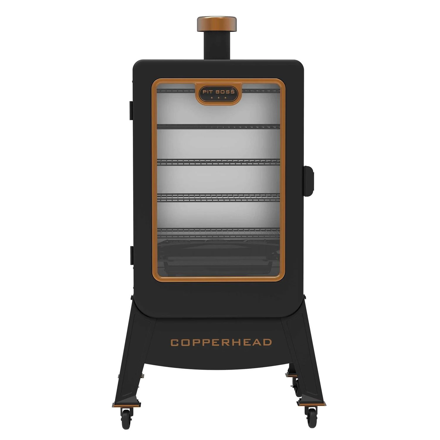 Pit Boss Vertical Wood Pellet Smoker, 1,300 sq in - Copperhead Onyx Edition