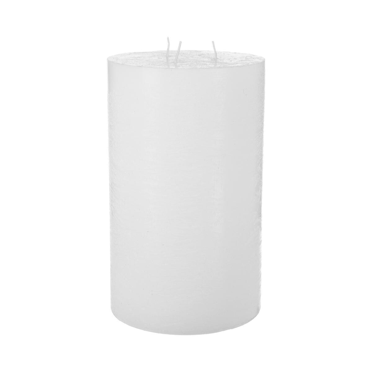 Rustic candle 3 wicks White, 3kg
