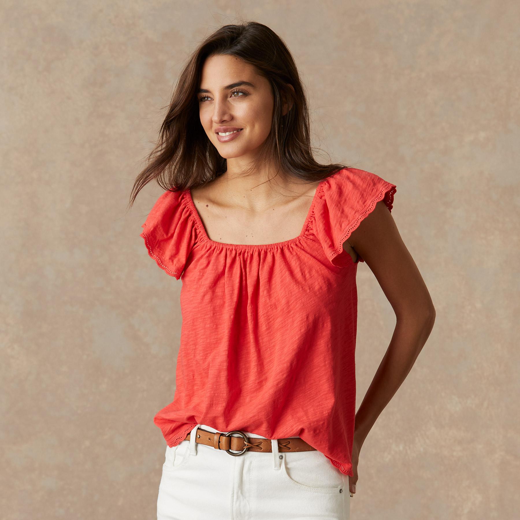 Kira Ruffle Top - Sundance Clothing