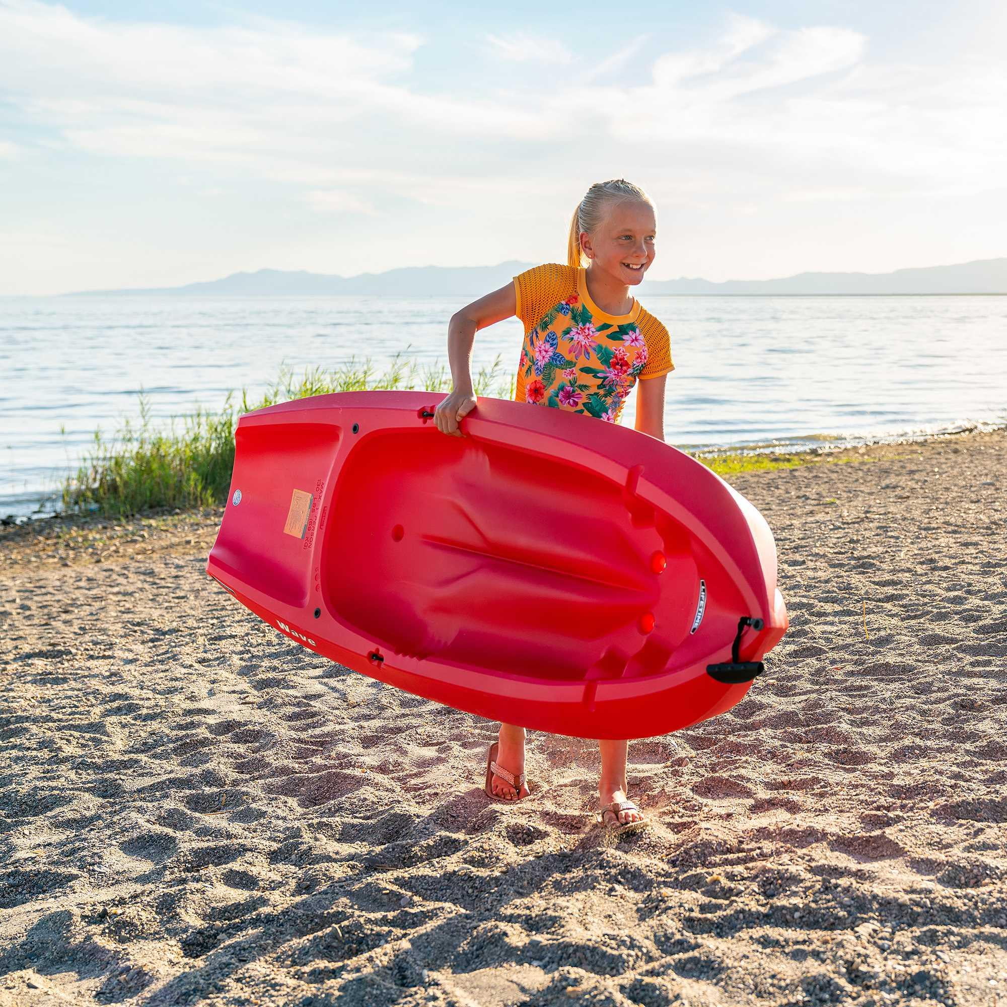 Lifetime Wave 6 ft Youth Kayak, Fire Red (91401) - Image 9