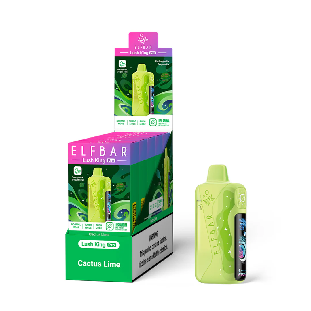 ELFBAR Lush King Pro ładowalny jednorazowy e-papieros (wszystkie smaki)