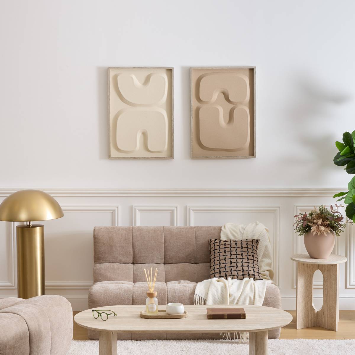 3D Canvas "Katie" Multicolor, 50x70 cm