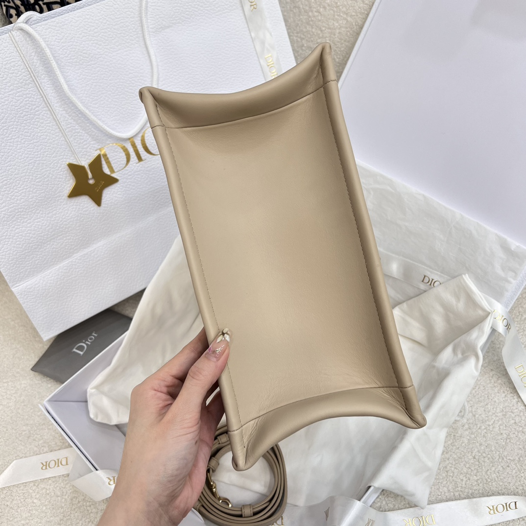 Dior Small Book Tote Bag Beige For Women 10,4in/26,5cm M1325OWHP_M51U1:1High-quality replica