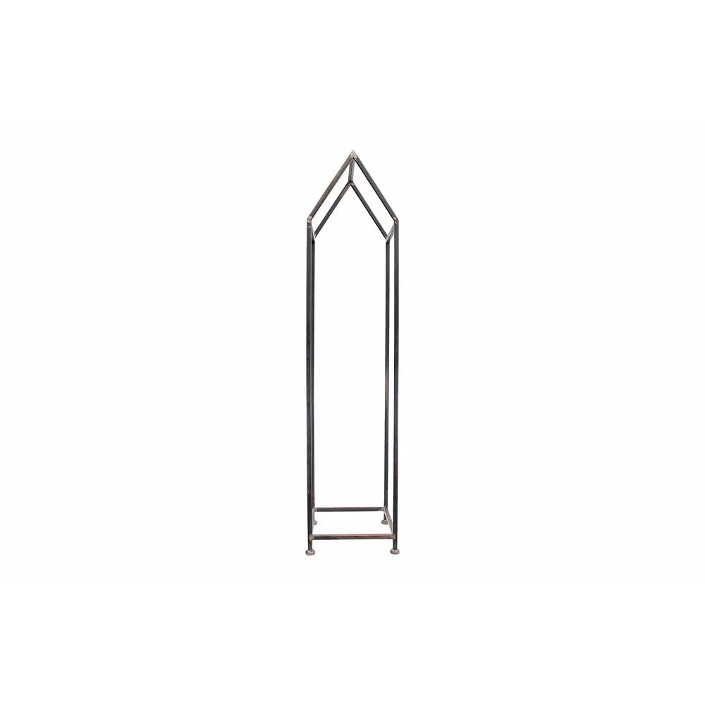 3R Studios House Shaped Metal Log Holder, 13 in. L x 12.5 in. W x 55.75 in. H - Image 3 3R Studios House Shaped Metal Log Holder, 13 in. L x 12.5 in. W x 55.75 in. H - Image 3