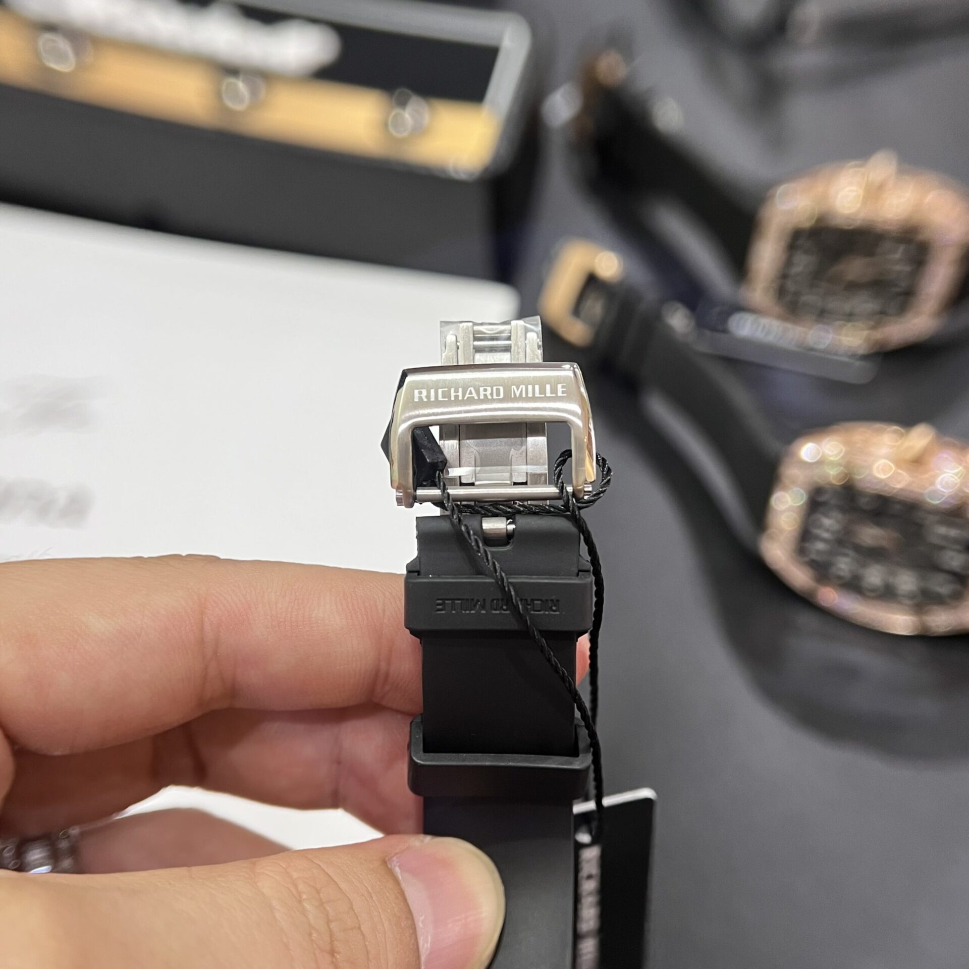 Richard Mille Replica Watch RM67-01 Rubber Strap 40mm - Top club