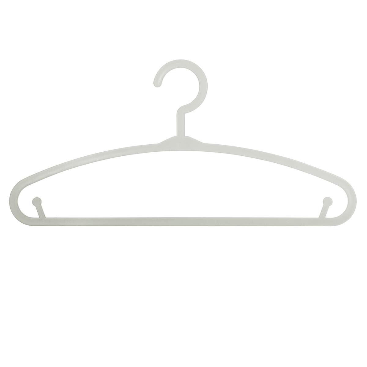 Set of 6 kids hangers Grey, Plastic