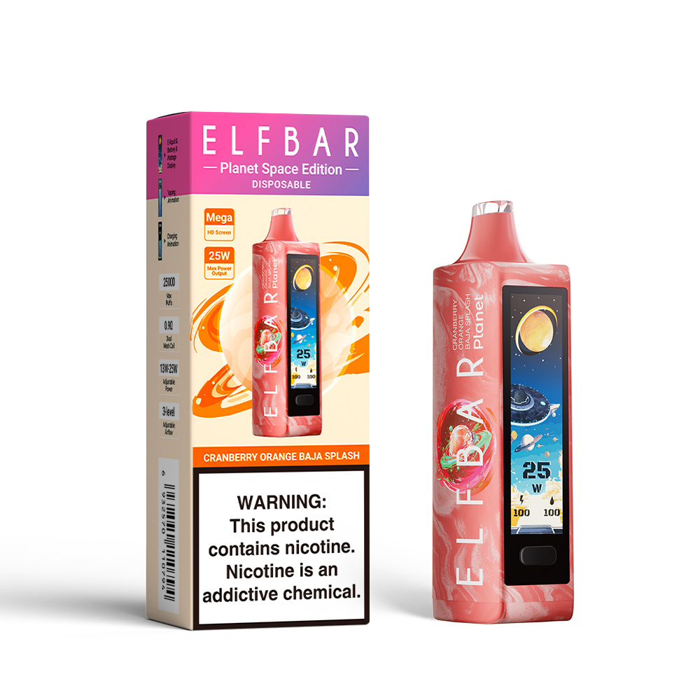 ELF BAR PLANET 25K vape usa e getta ricaricabile (tutti i gusti)
