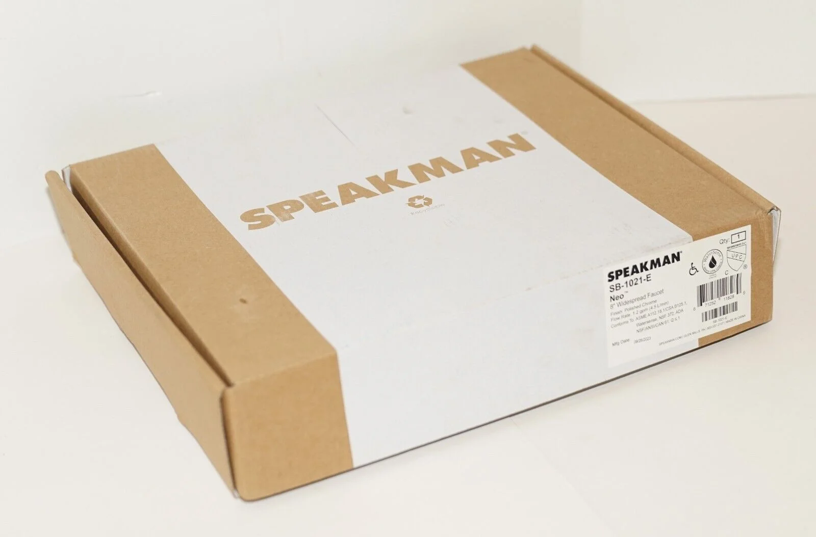 SPEAKMAN NEO SB-1021-E WIDESPREAD 2 HANDLE BATHROOM FAUCET POLISHED CHROME