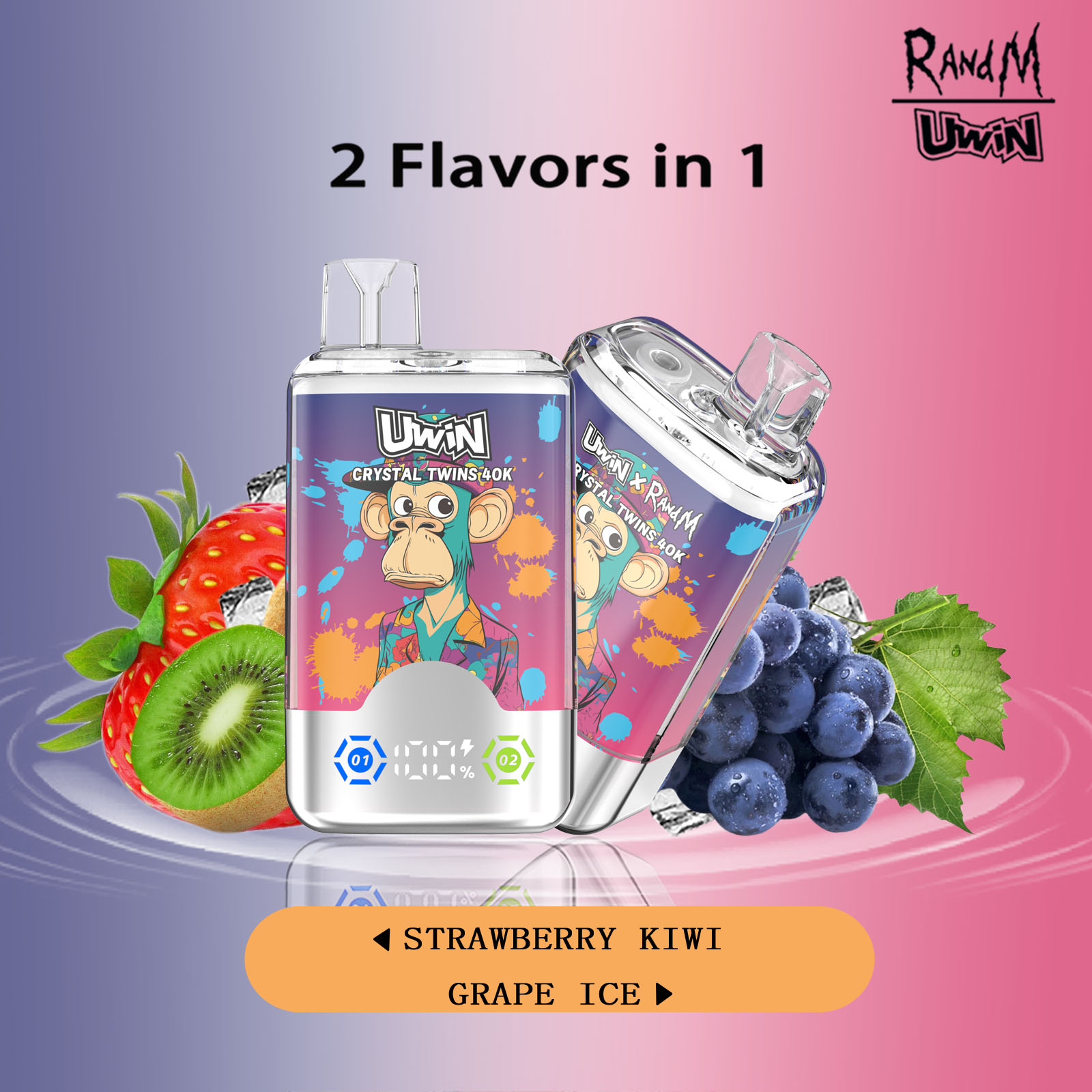 Uwin Crystal Twins 40K Disposable Vape