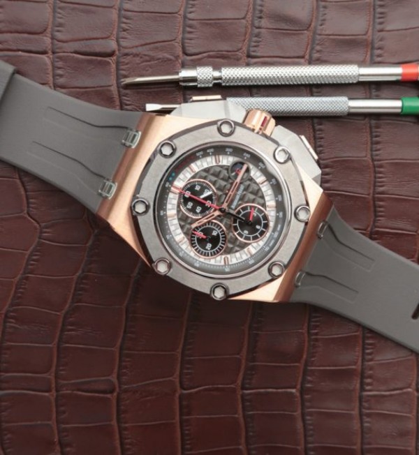Replica Audemars Piguet JF Royal Oak Offshore 26568OM RG Cermet Bezel Michael Schumacher - Top club