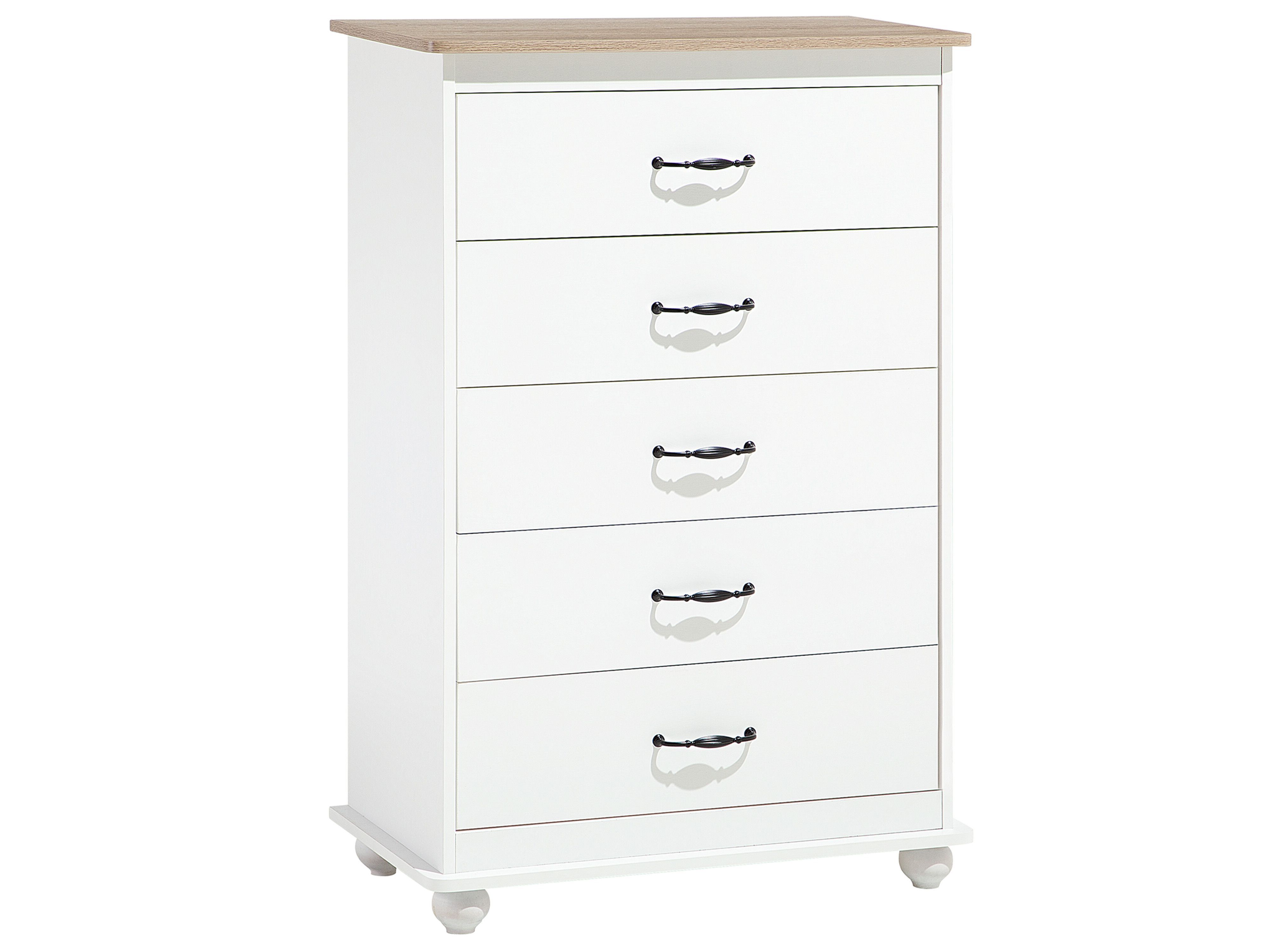 5 Drawer Chest SHARON White