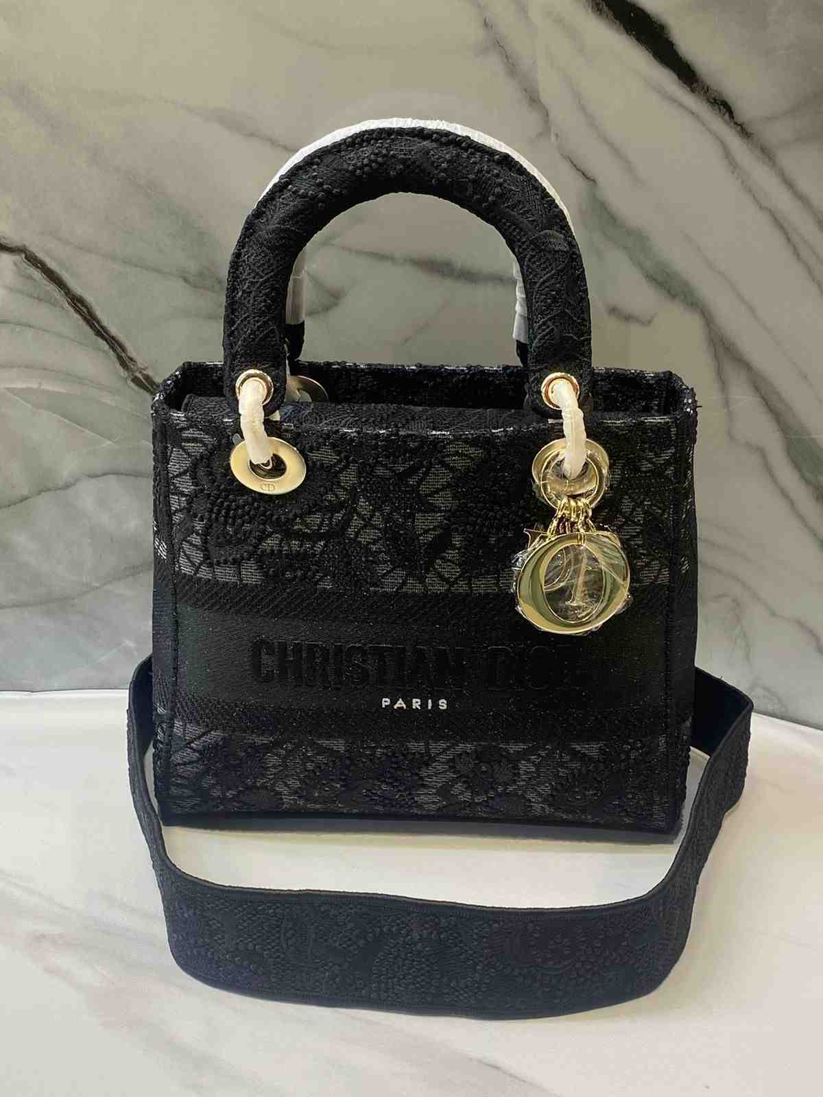 Christian Dior Lady D-Lite Embroidered Bag
