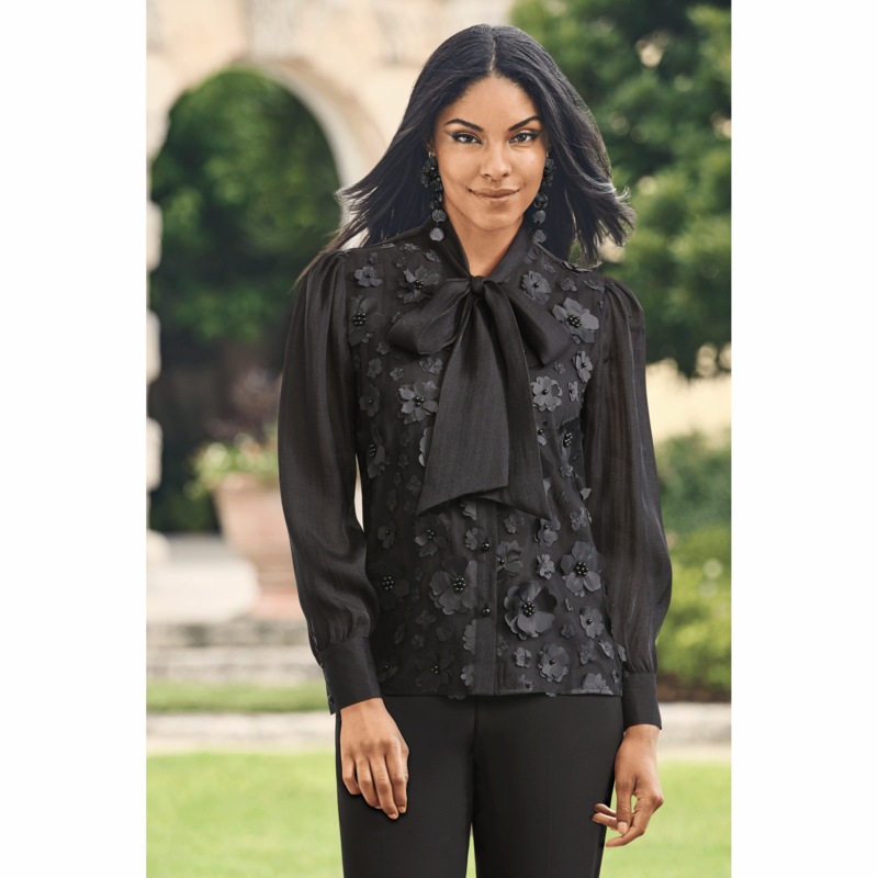 Orielle Woven Blouse - MIDNIGHT VELVET CATALOG