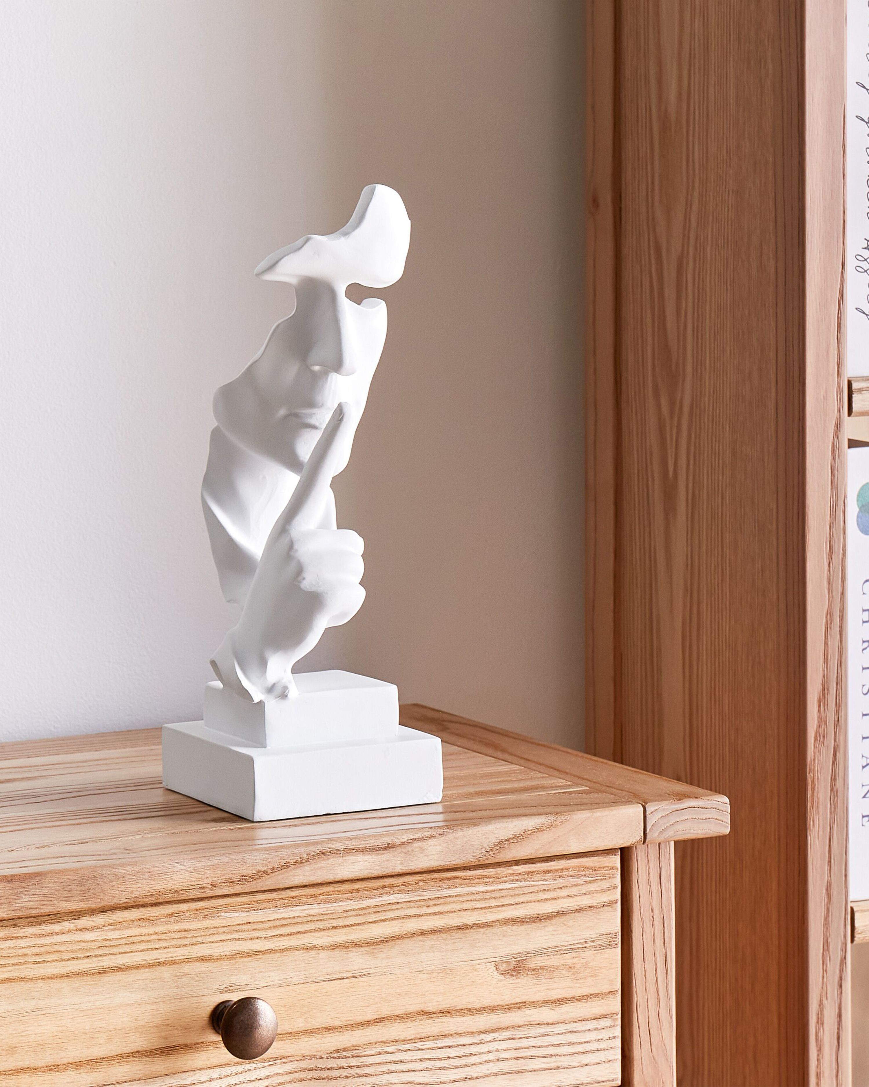 Figurine Face RAAHE White