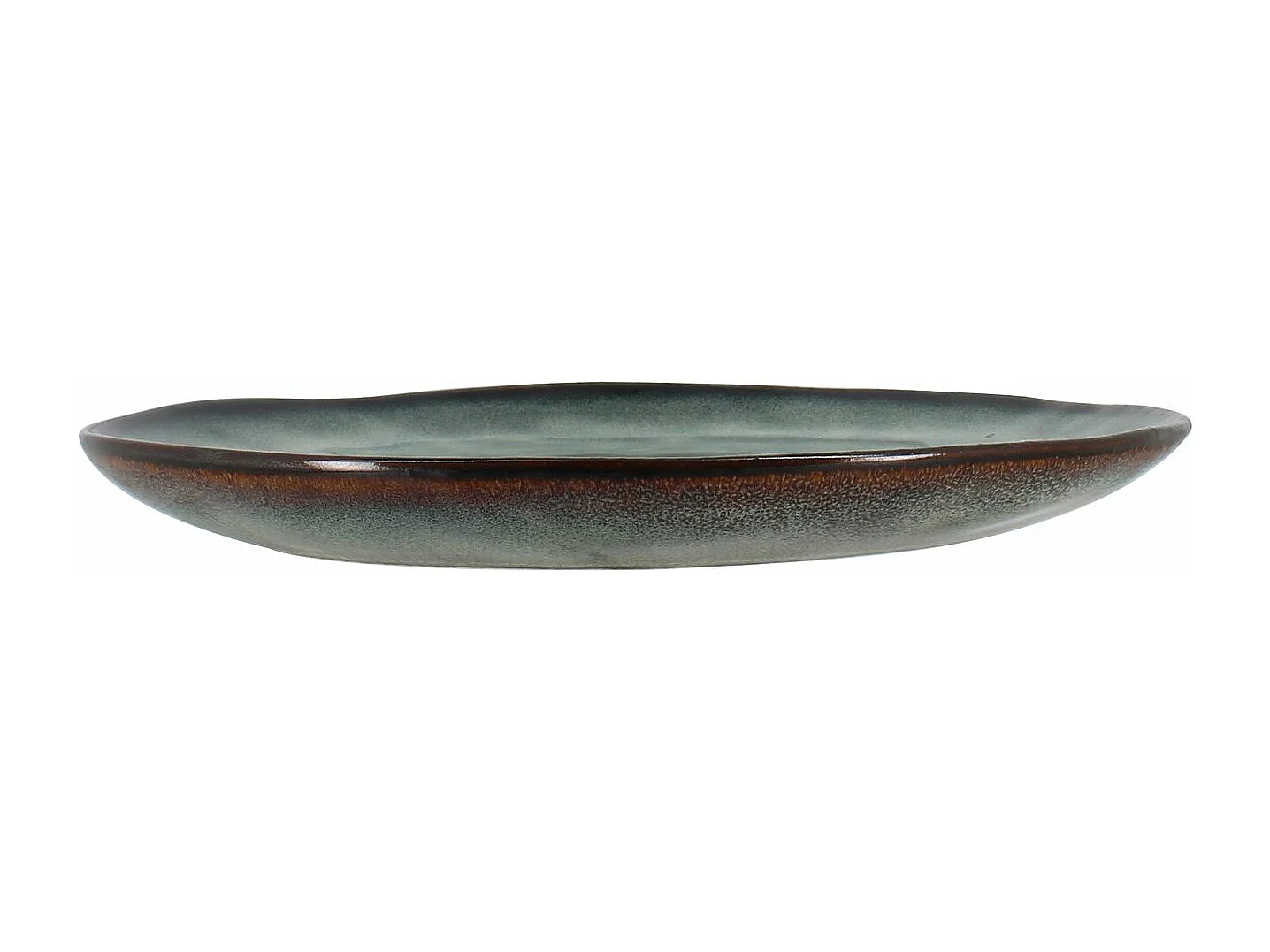 Ogo Living - Lot 6 Assiettes à Dessert Grenada 20.5cm En Grès Vert Foncé