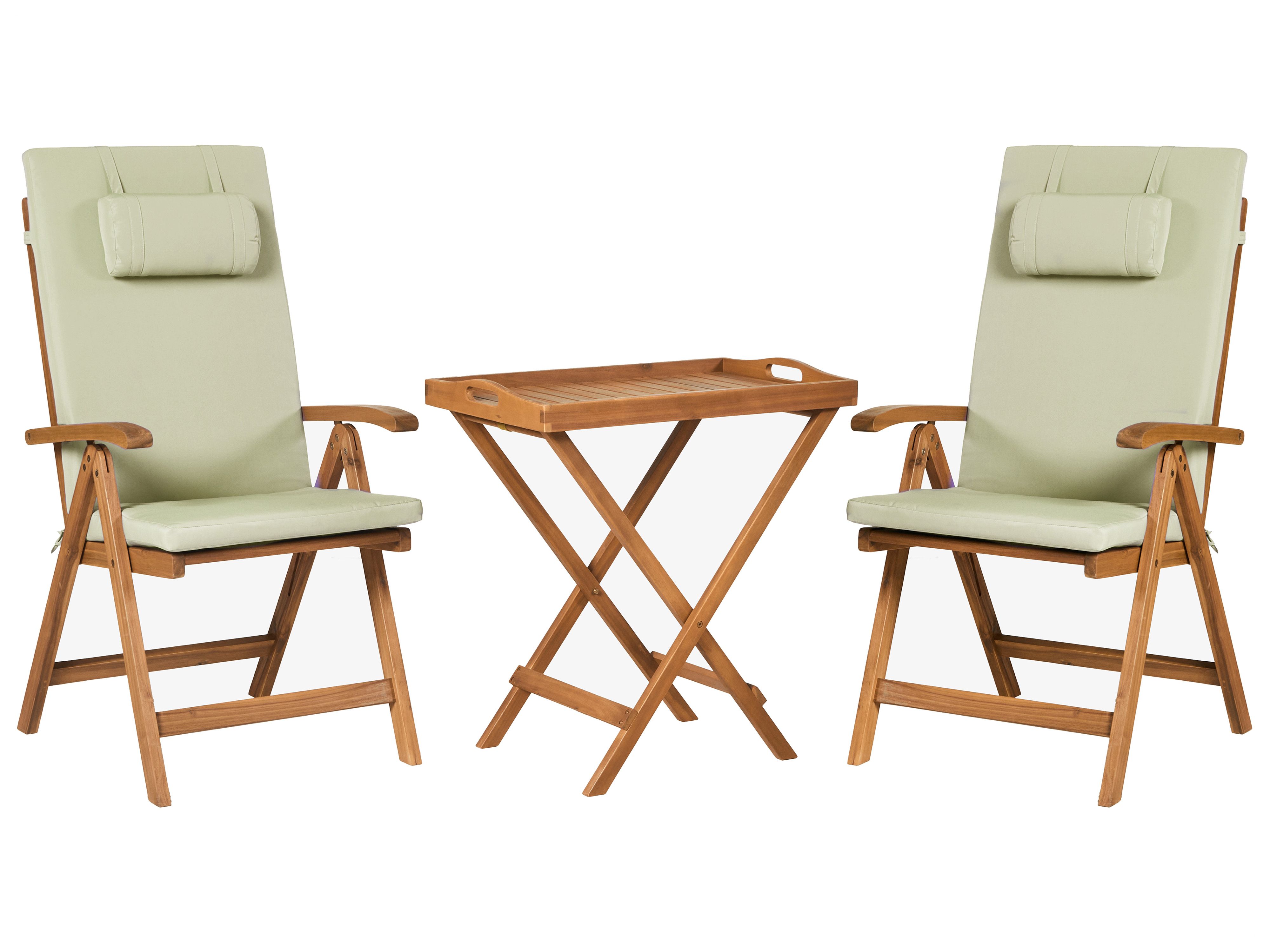 Bistro Set JAVA PREMIUIM Acacia Wood Green