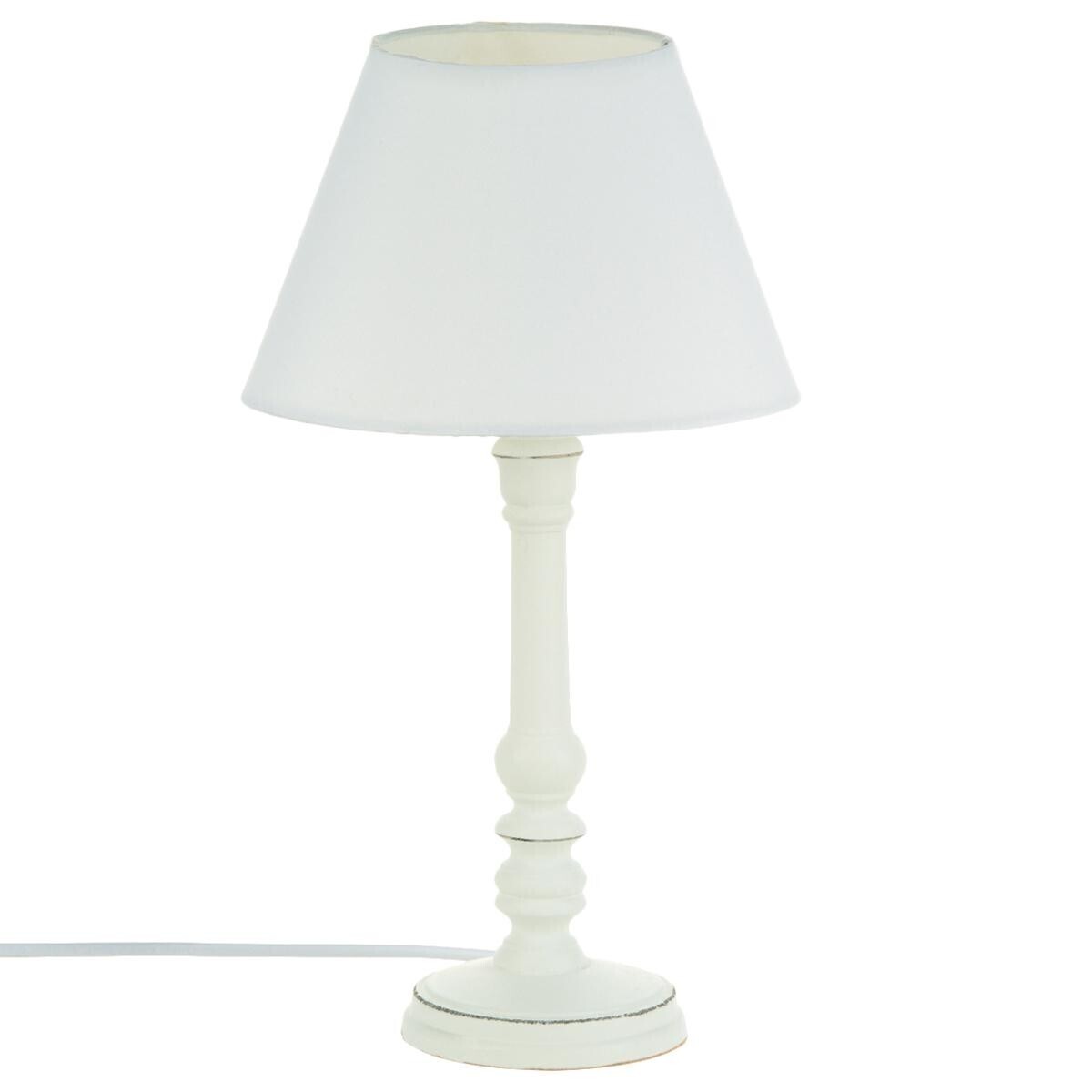 Lamp "Leo" White, H.36 cm