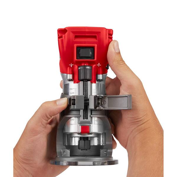 M18 FUEL 18V Lithium-Ion Brushless Cordless Compact Router w/ Compact Router Plunge Base - Image 7