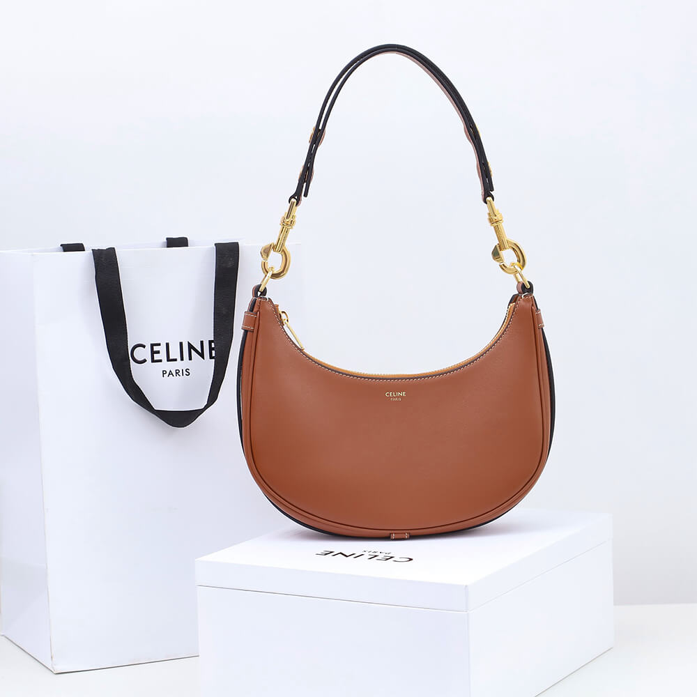 CELINE Medium Ava Strap Bag in smooth Calfskin