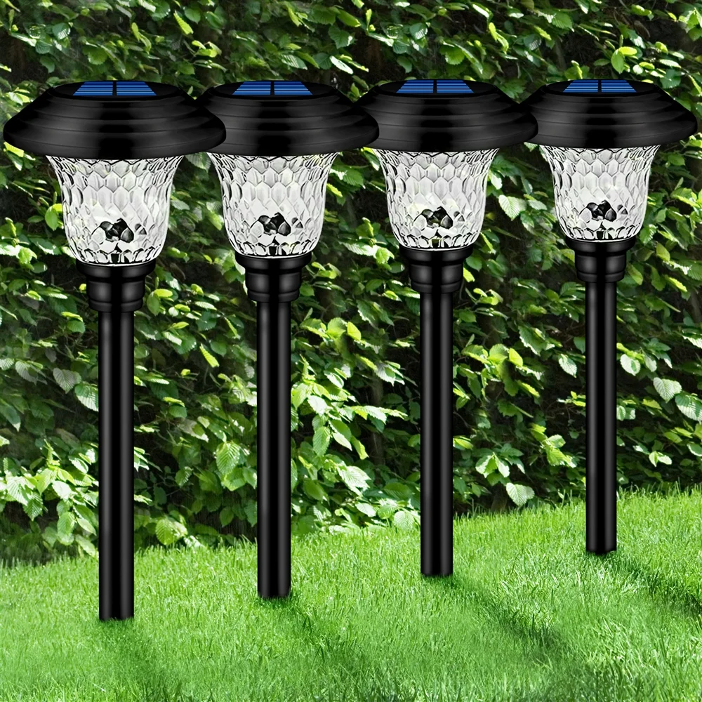 Solar Garden Landscape Lights, 8 Pack - Waterproof Glass Stainless Steel Auto-On/Off - Image 11 Solar Garden Landscape Lights, 8 Pack - Waterproof Glass Stainless Steel Auto-On/Off - Image 11