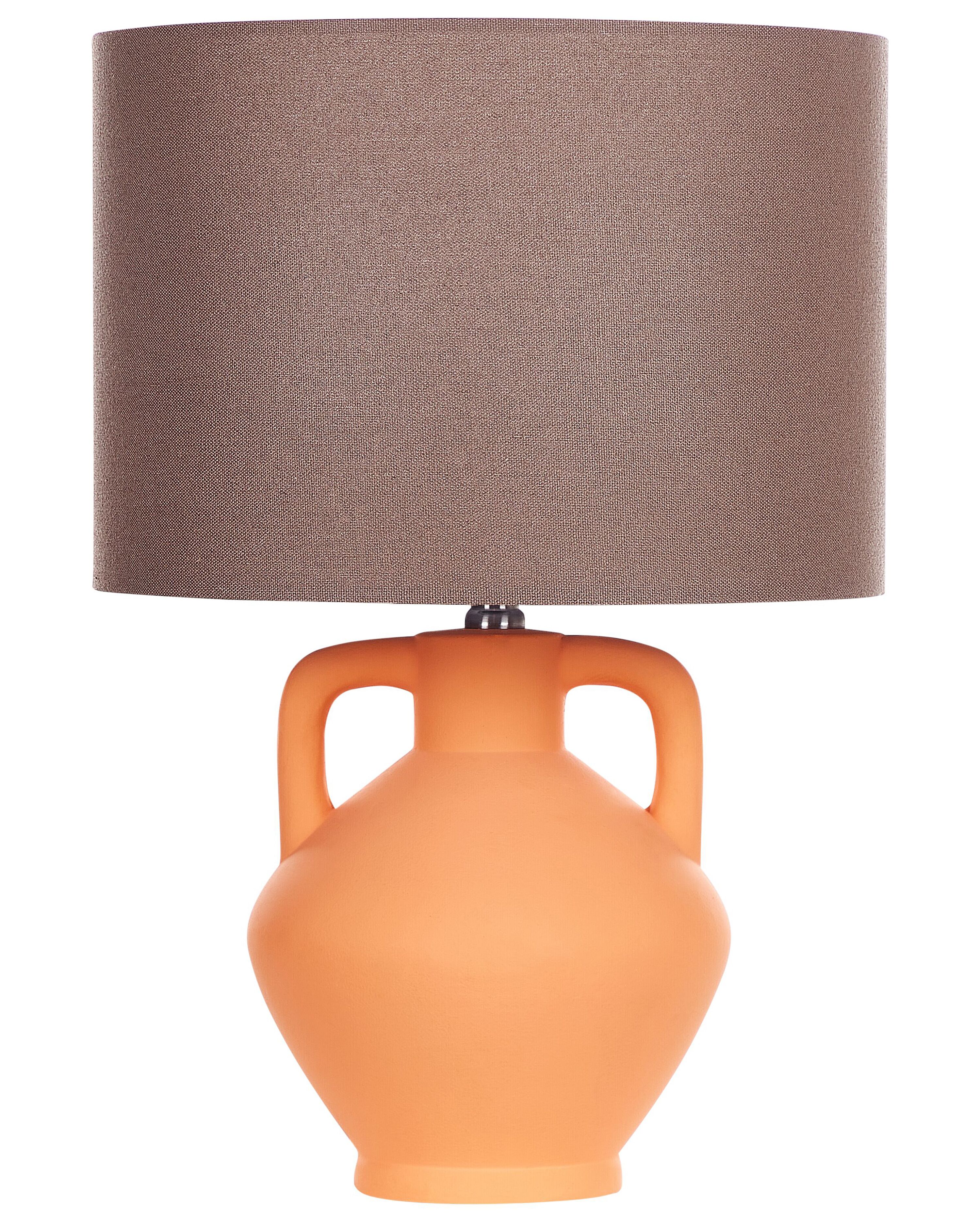Table Lamp LABRADA Ceramic Orange