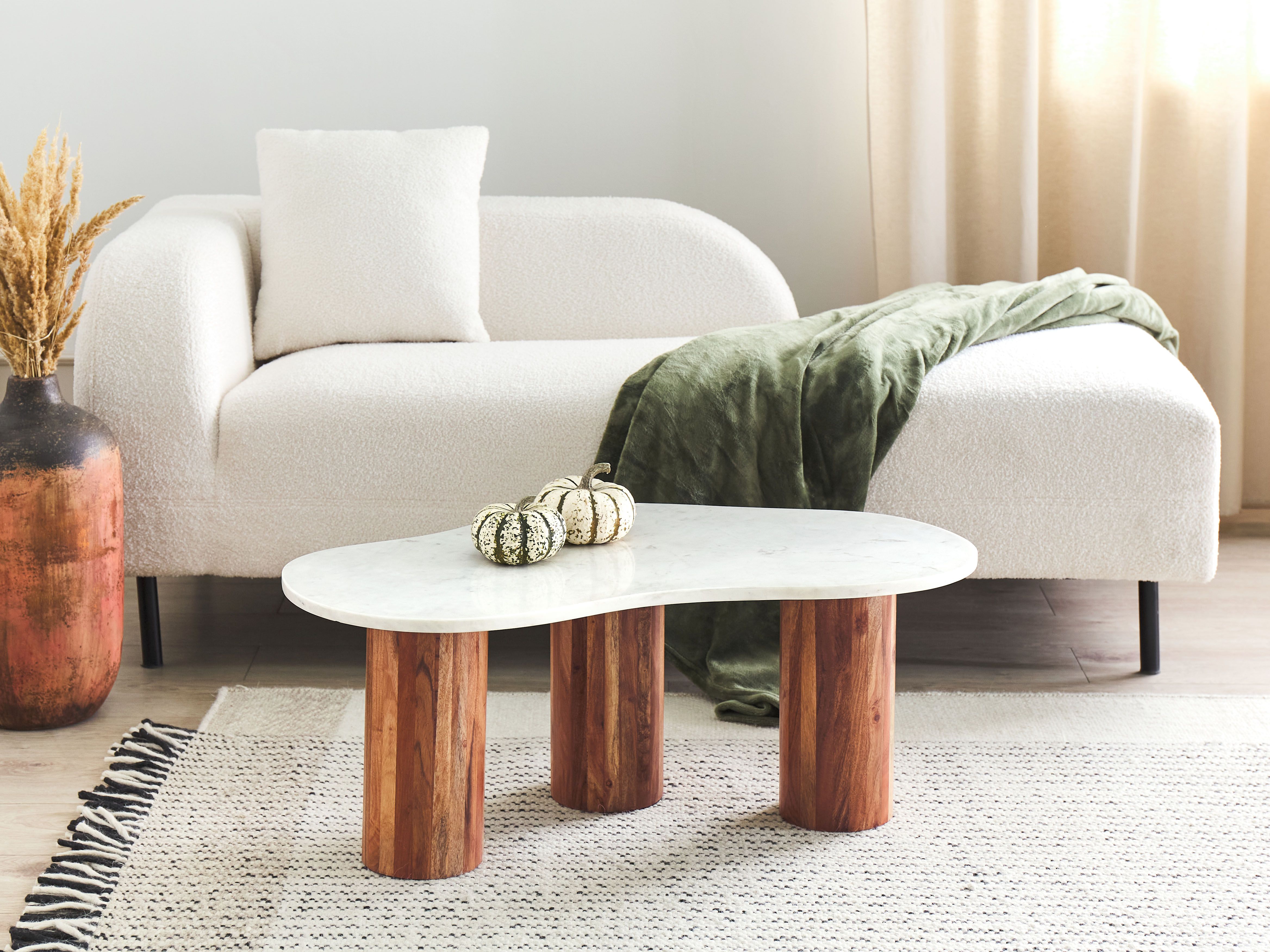 Coffee Table CASABLANCA Marble White
