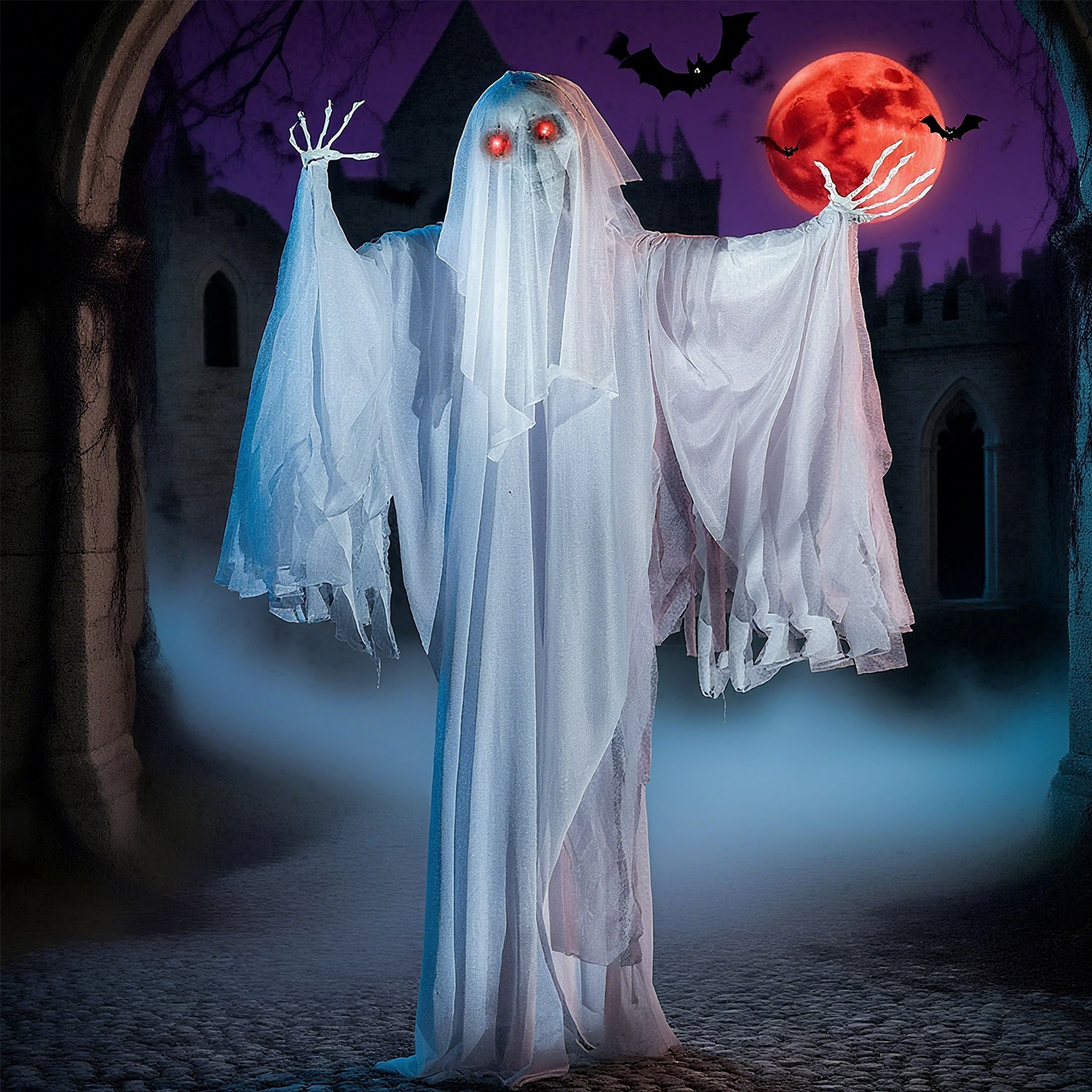 Joyfy Halloween Decorations Outdoor, Sound Activated with LED Eyes & Sound & Motion, Decor for Yard Farm Garden Indoor Haunted House - Image 10 Joyfy Halloween Decorations Outdoor, Sound Activated with LED Eyes & Sound & Motion, Decor for Yard Farm Garden Indoor Haunted House - Image 10