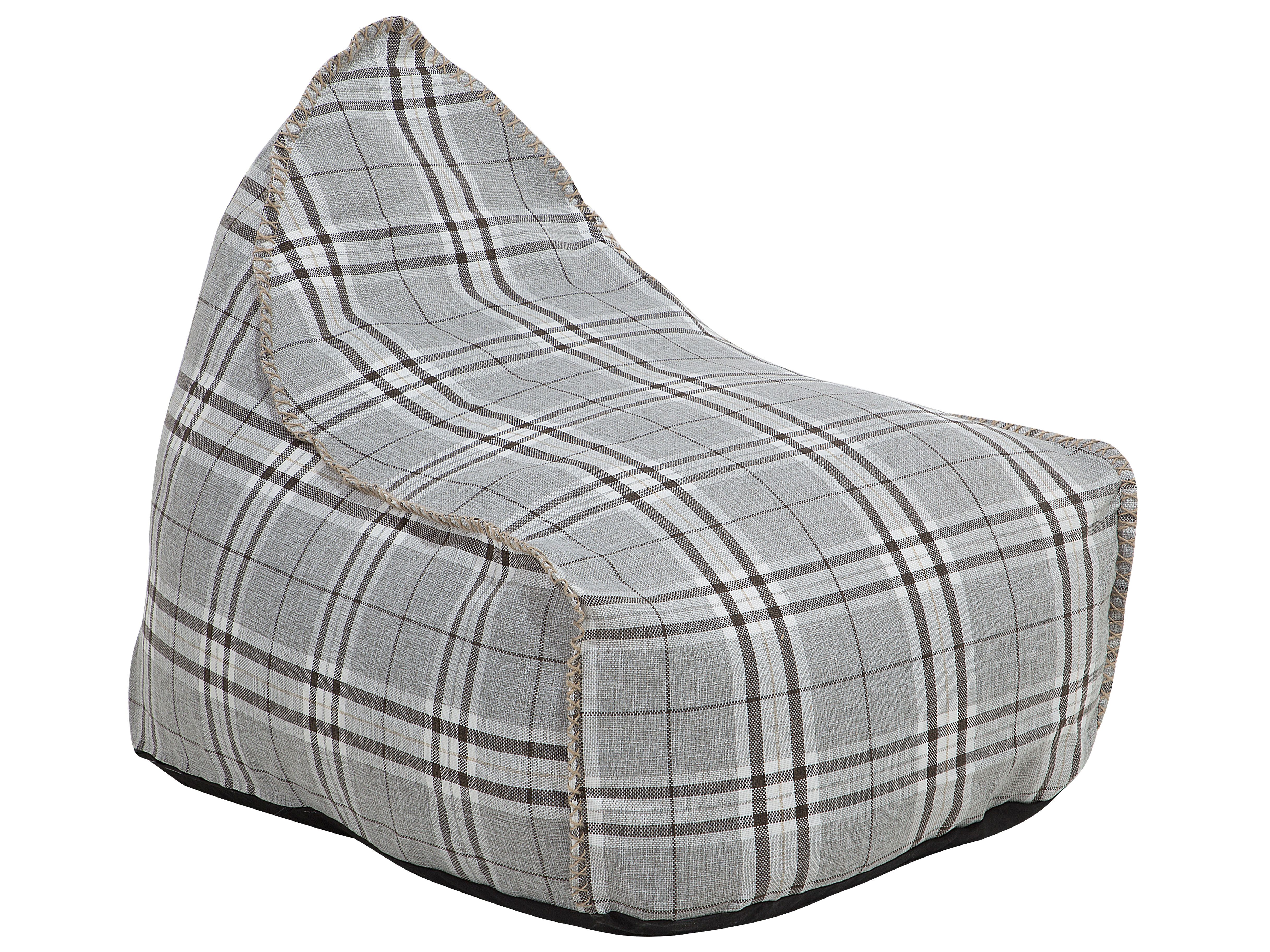 Bean Bag 200 L DROP LINEN 63 cm 75 cm Grey