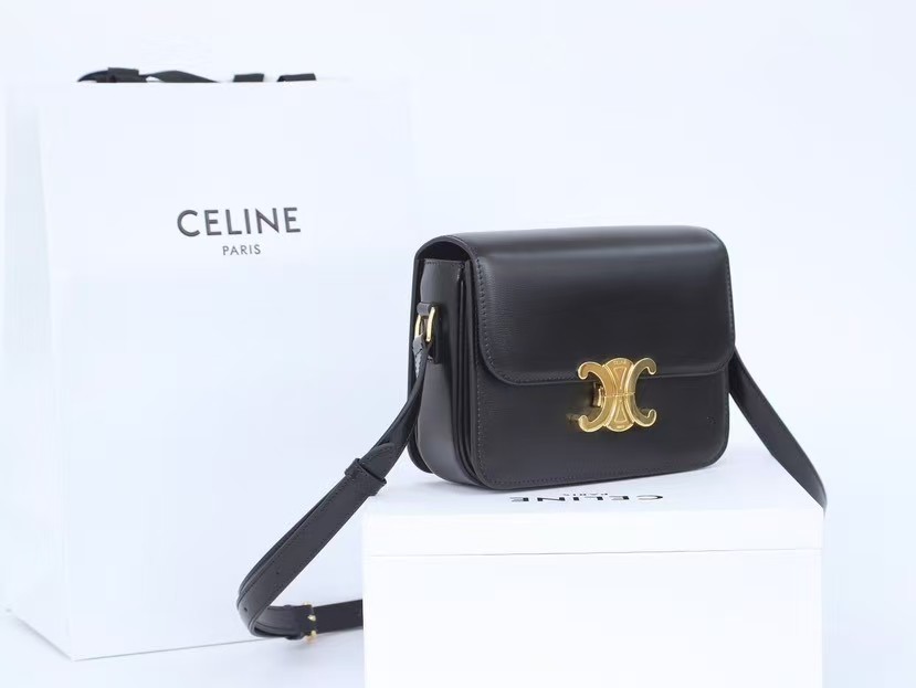 Celine TEEN GARANCE Patent Leather Hand Bag1:1High-quality replica
