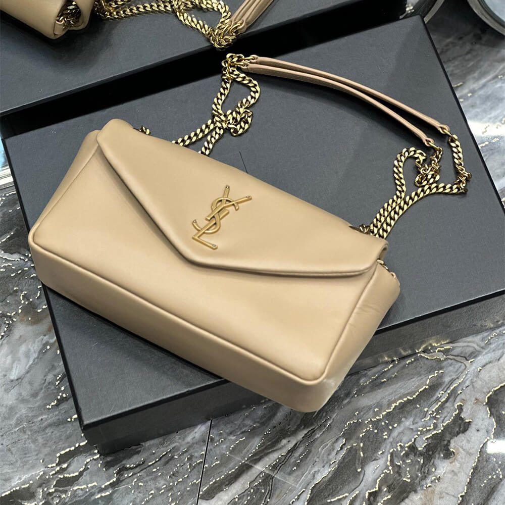 Ysl Calypso Small In Plunged Lambskin Bag1:1High-quality replica