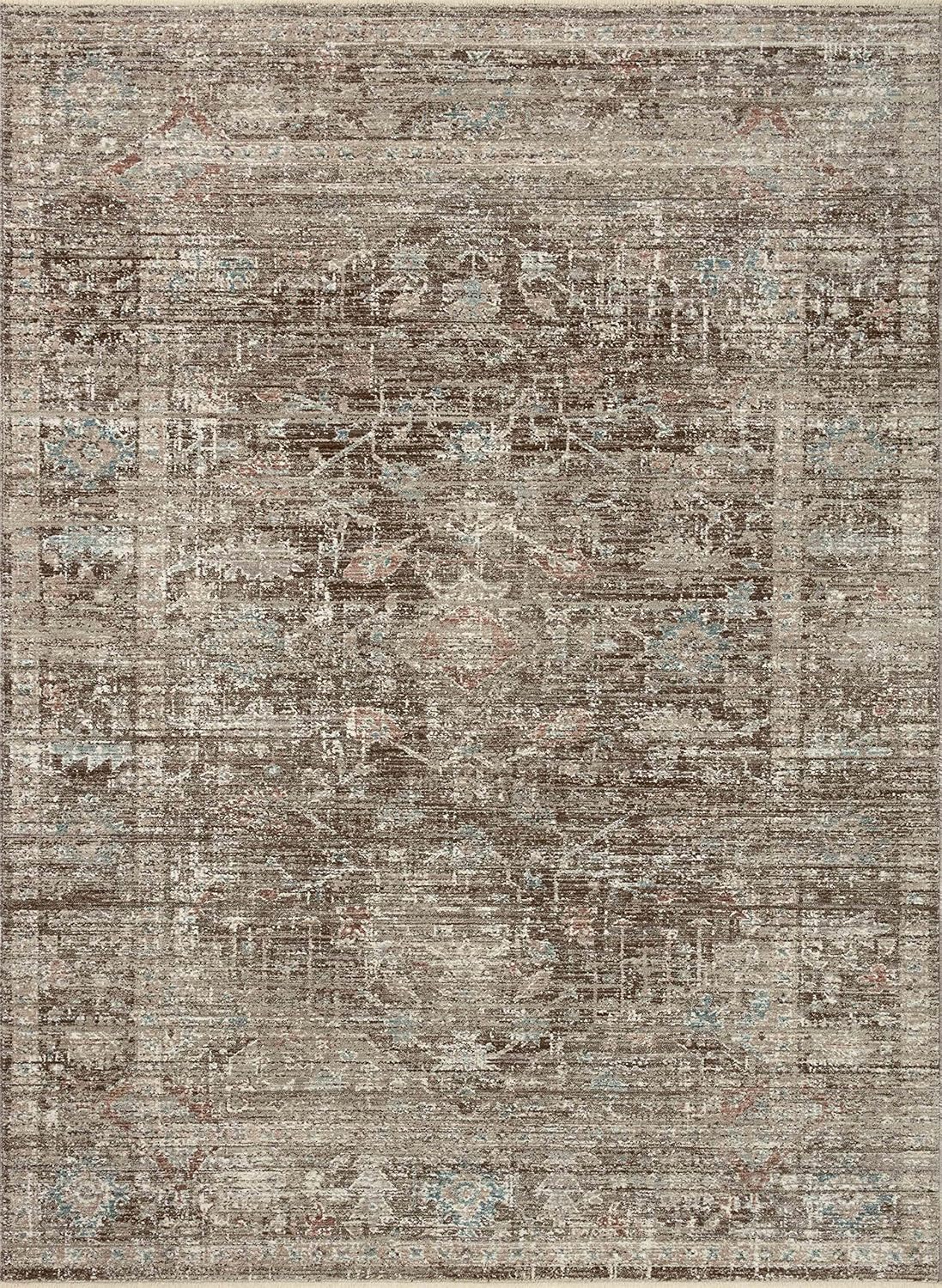 Loloi Magnolia Home by Joanna Gaines Millie Collection MIE-03 Charcoal/Dove 7'-10