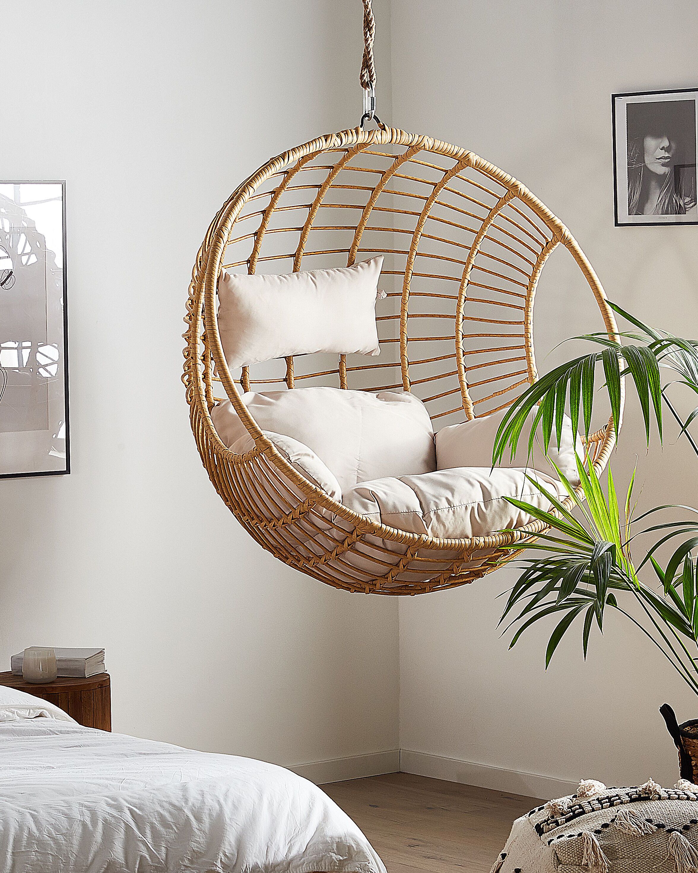 Hanging Chair ASPIO PE Rattan Natural