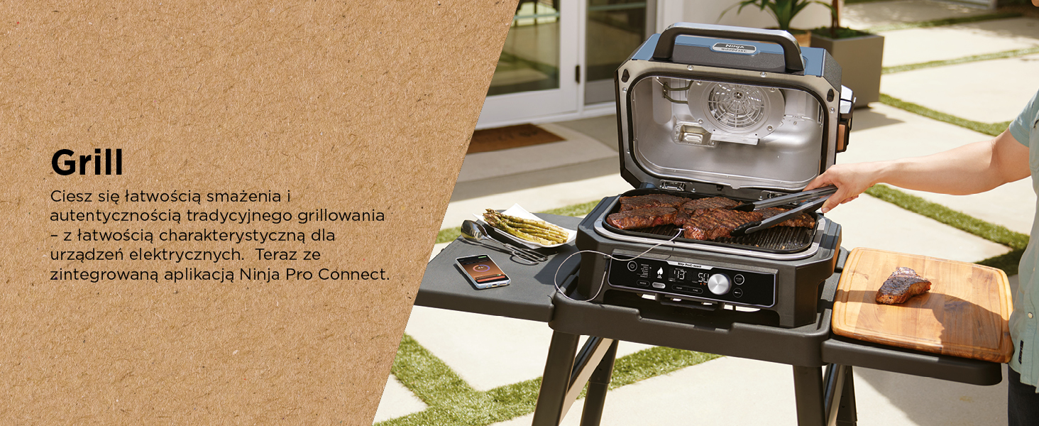 Ninja Woodfire Pro Connect XL Grill elektryczny OG901