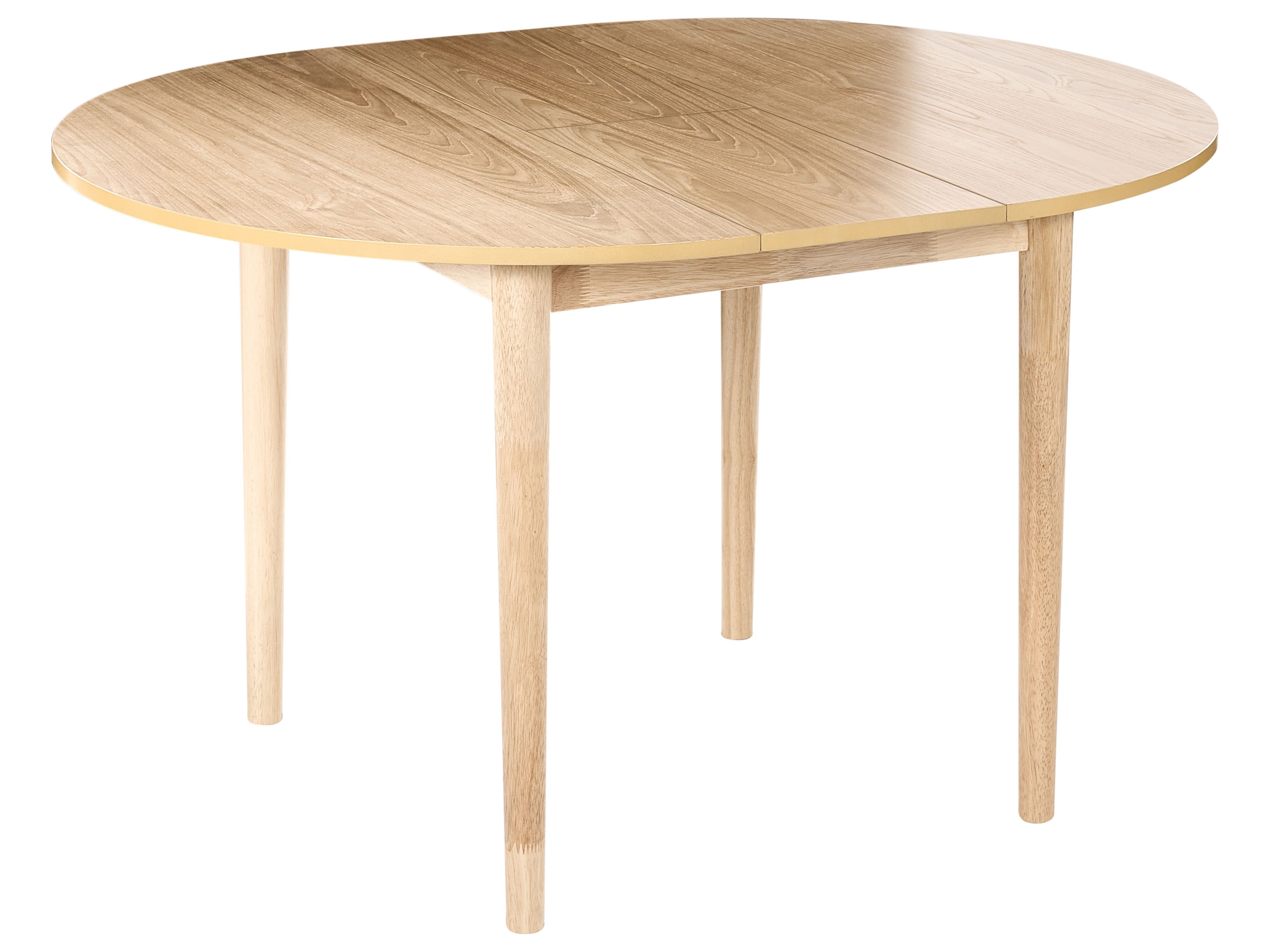Extending Dining Table ECHO Light Oak 107/137 cm 107 cm