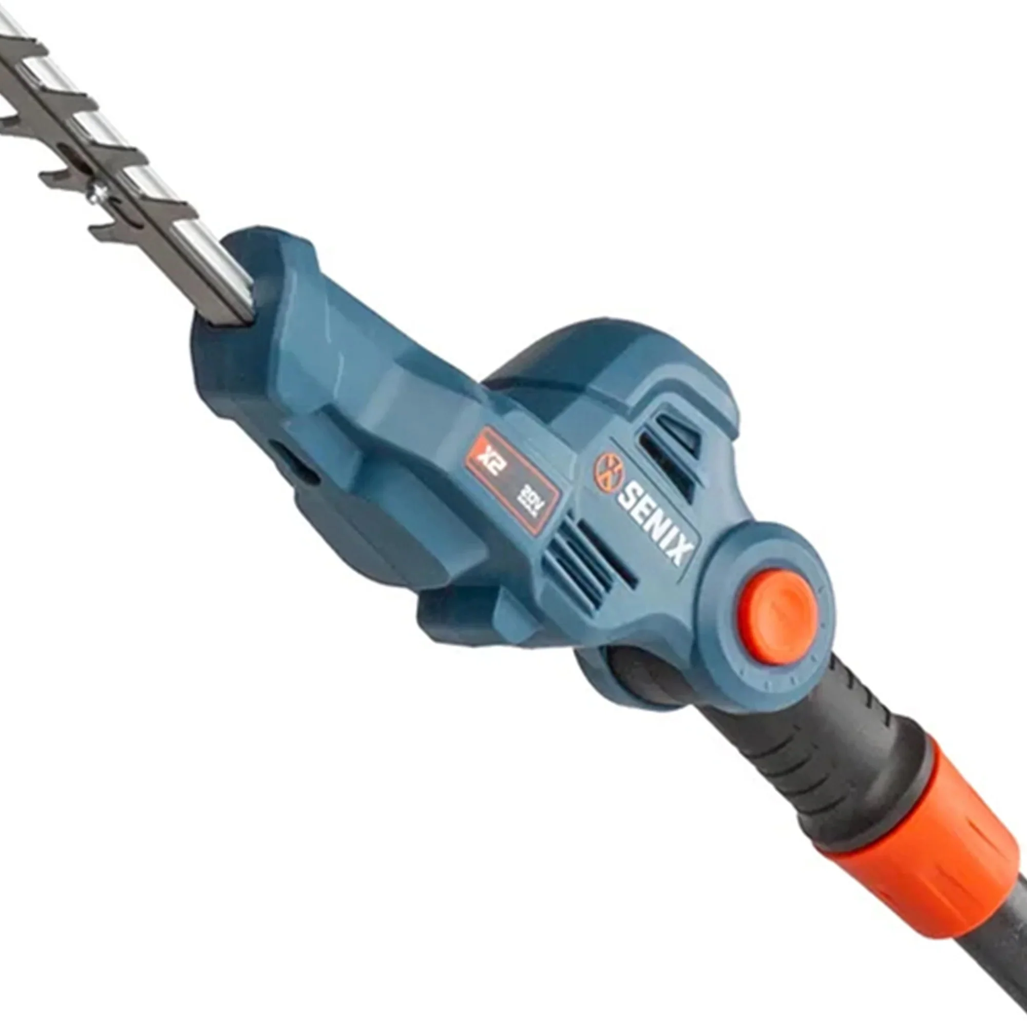 SENIX Cordless Pole Hedge Trimmer, 20 Volt Max, 18-Inch Cutting, 21-Inch Blade - HTPX2-M - Image 13 SENIX Cordless Pole Hedge Trimmer, 20 Volt Max, 18-Inch Cutting, 21-Inch Blade - HTPX2-M - Image 13